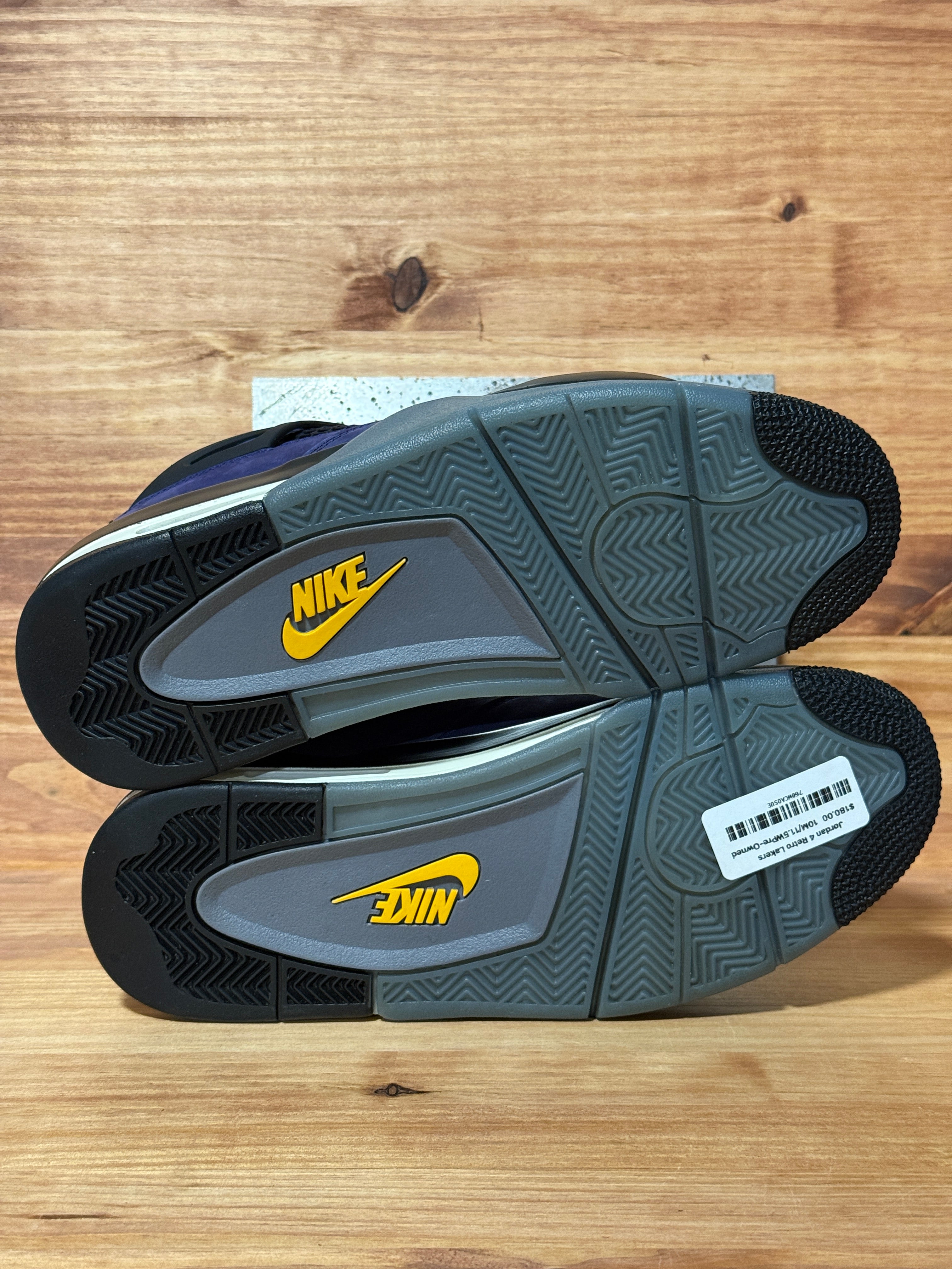 Jordan 4 Retro Lakers