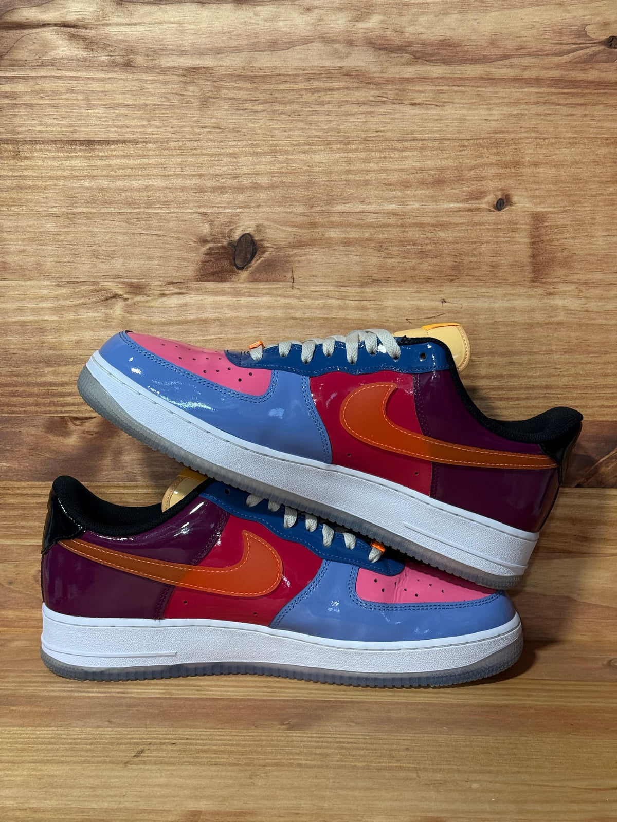 Nike Air Force 1 Low SP Undefeated Multi-Patent Total Orange - Size 11.5