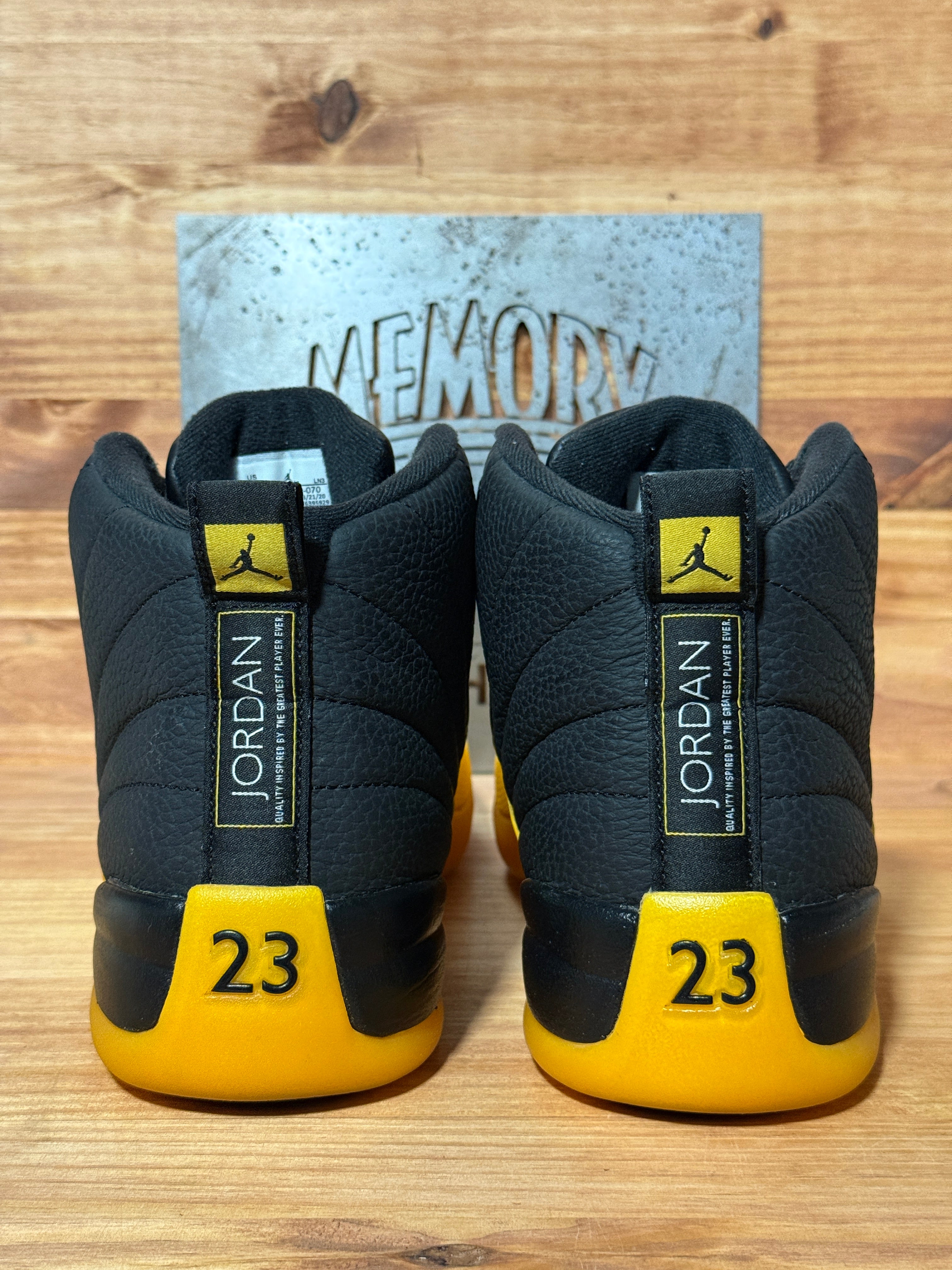 Jordan 12 Retro Black University Gold