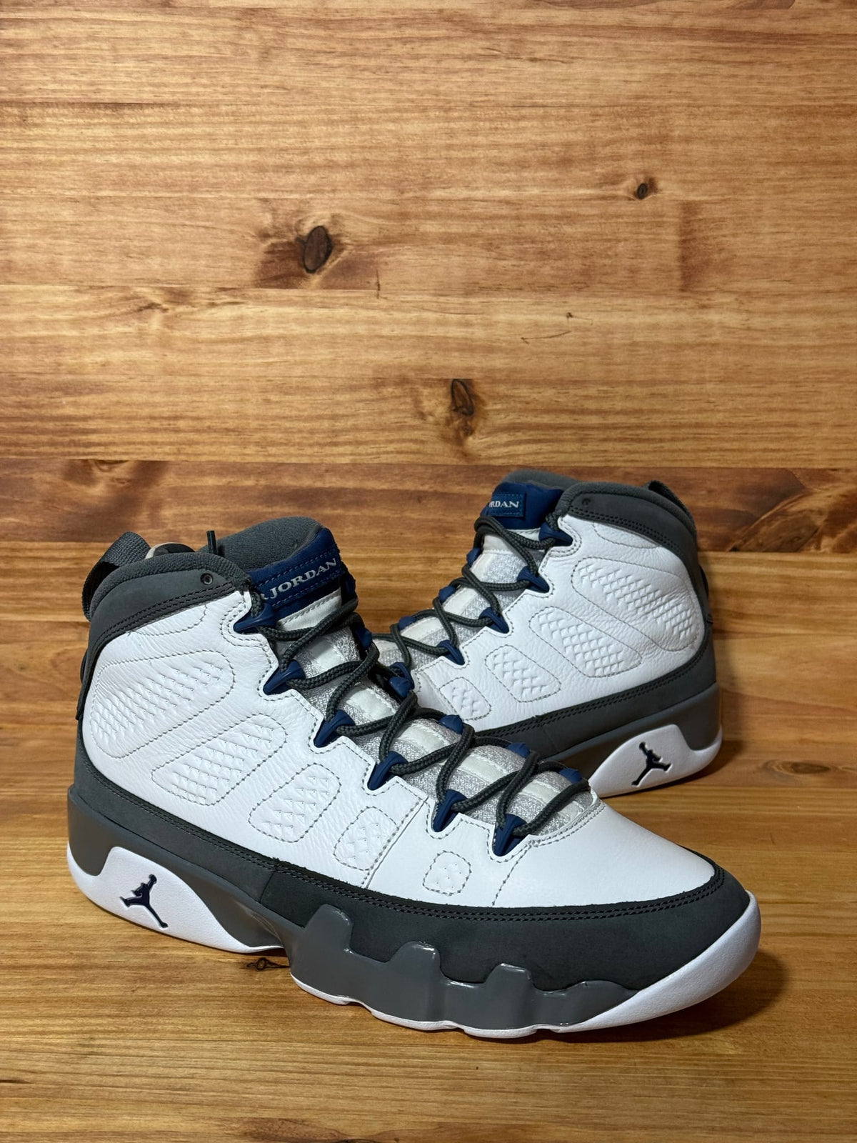 Jordan 9 Retro Flint Grey French Blue (2026) - Size 10