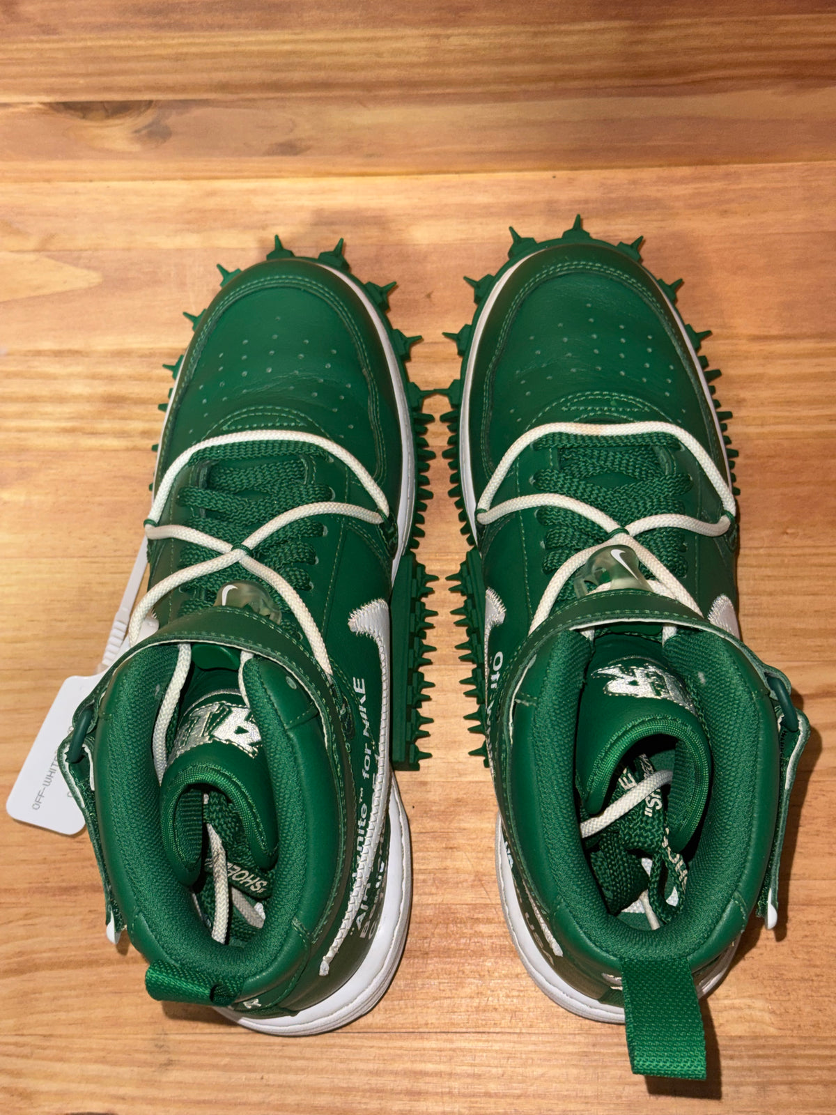 Nike Air Force 1 Mid Off-White Pine Green