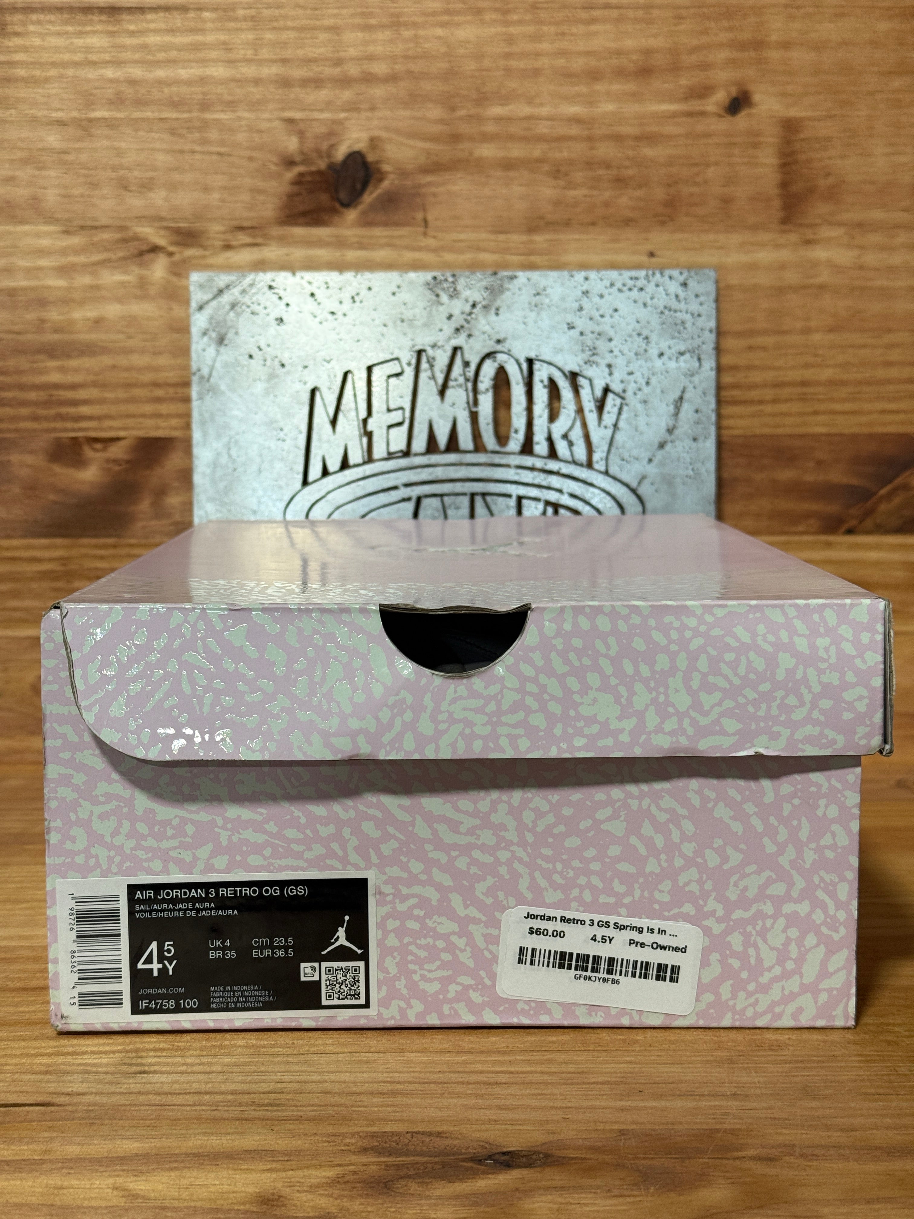 Jordan Retro 3 GS Spring Is In The Air