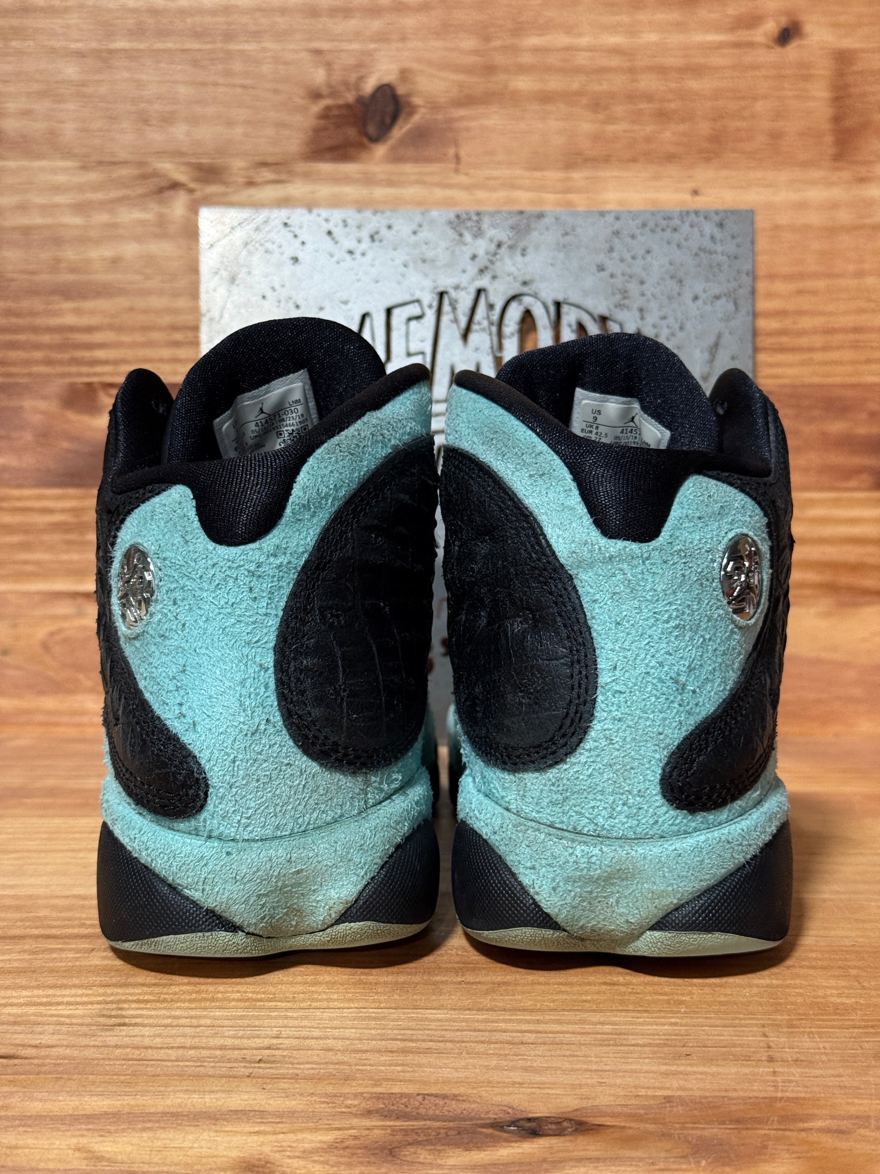 Jordan 13 Retro Black Island Green