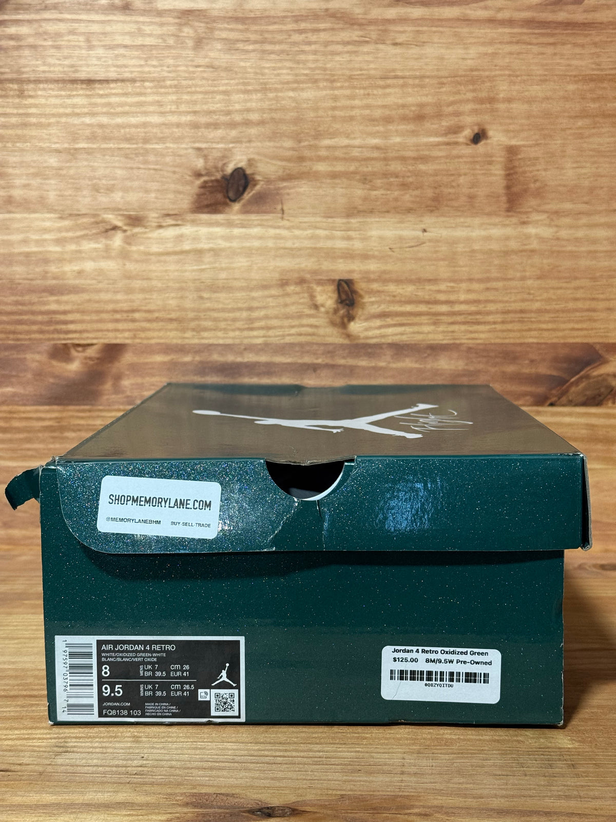 Jordan 4 Retro Oxidized Green