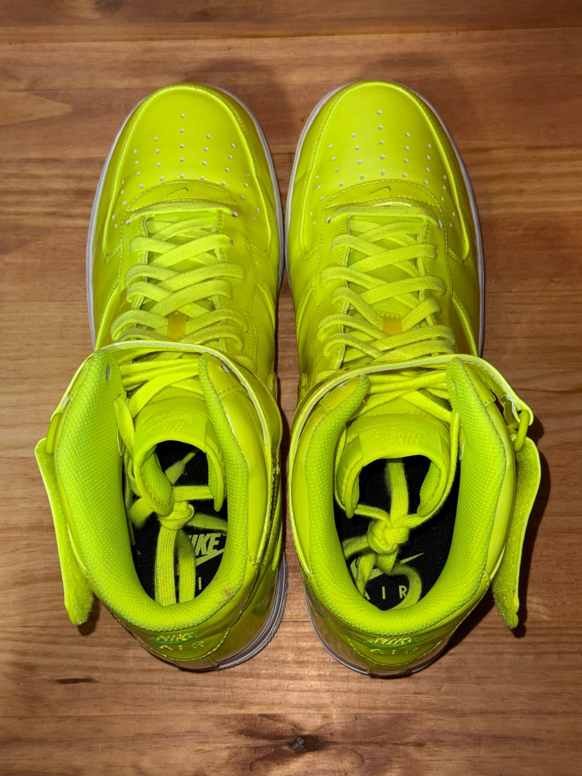 Nike Air Force 1 Mid '07 Volt White - Size 14