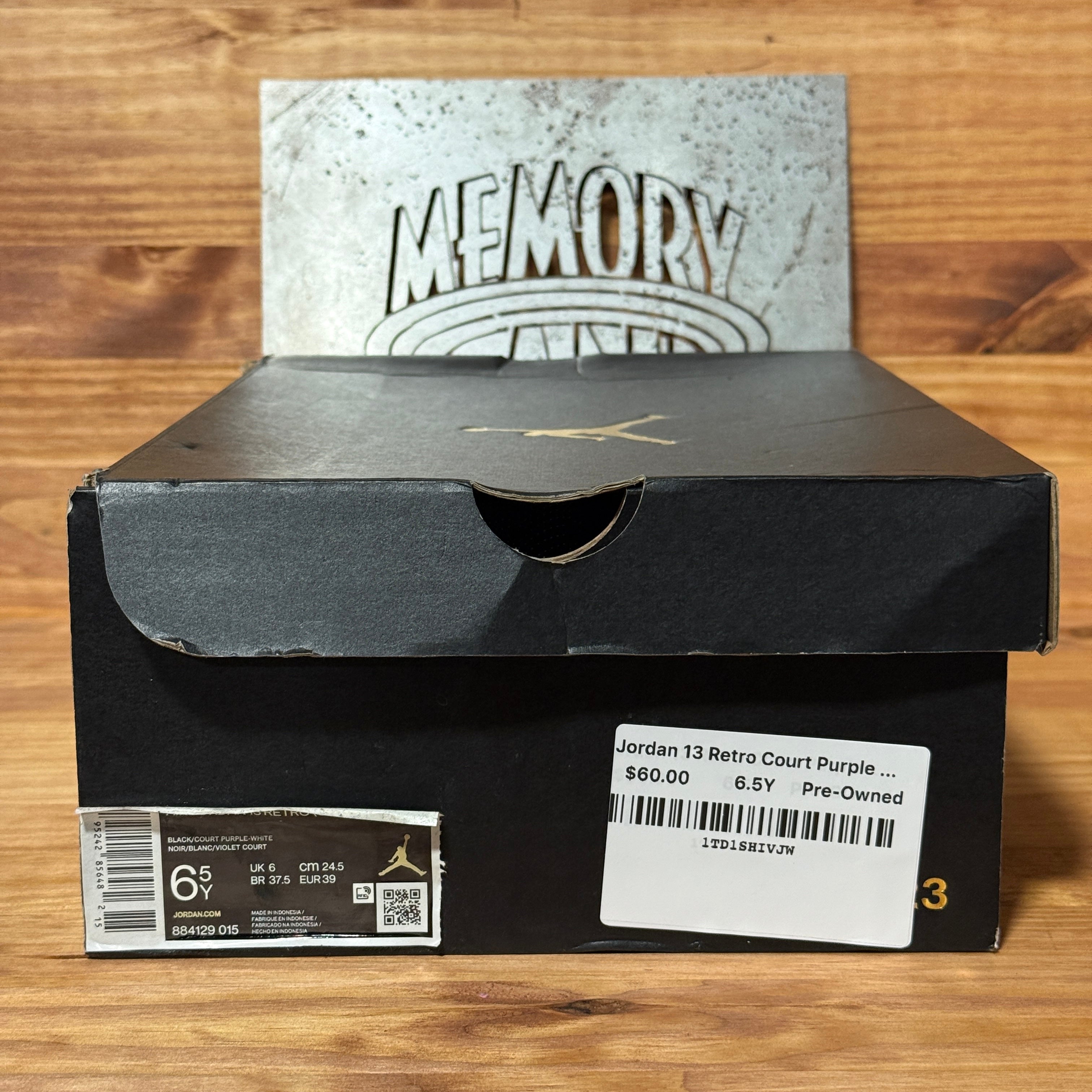 Jordan 13 Retro Court Purple (GS)
