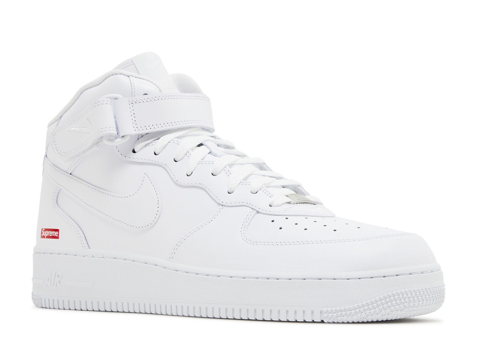Supreme x Air Force 1 Mid Box Logo - Triple White