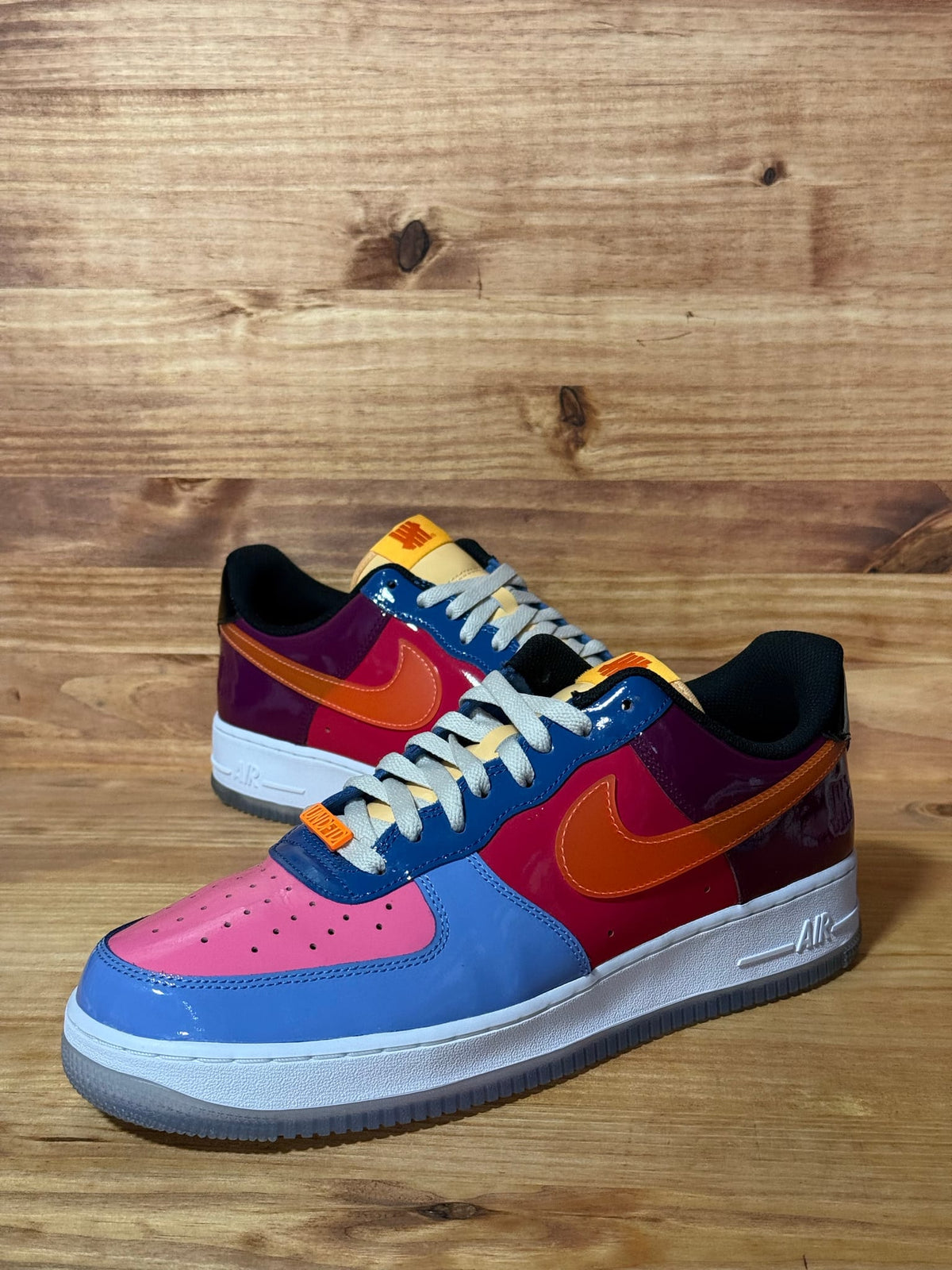 Nike Air Force 1 Low SP Undefeated Multi-Patent Total Orange - Size 11.5