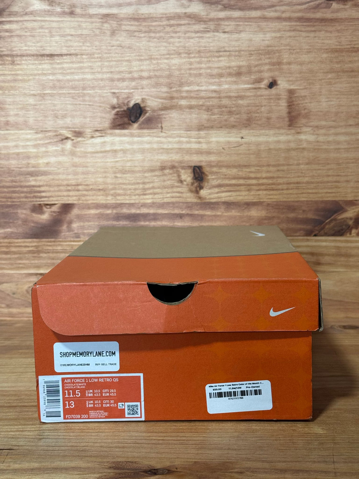 Nike Air Force 1 Low Retro Color of the Month Chocolate