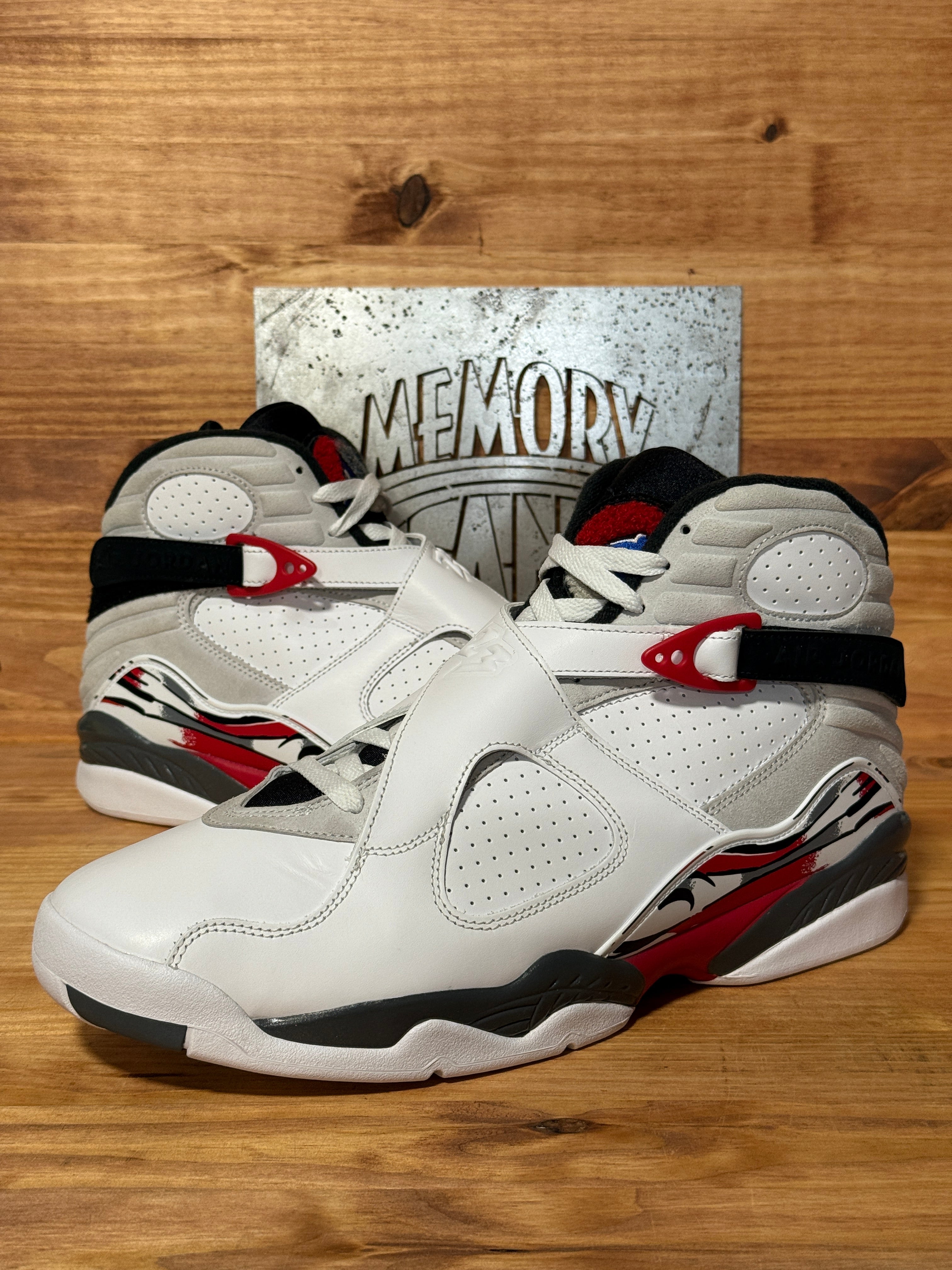 Jordan 8 Retro White True Red (2025)