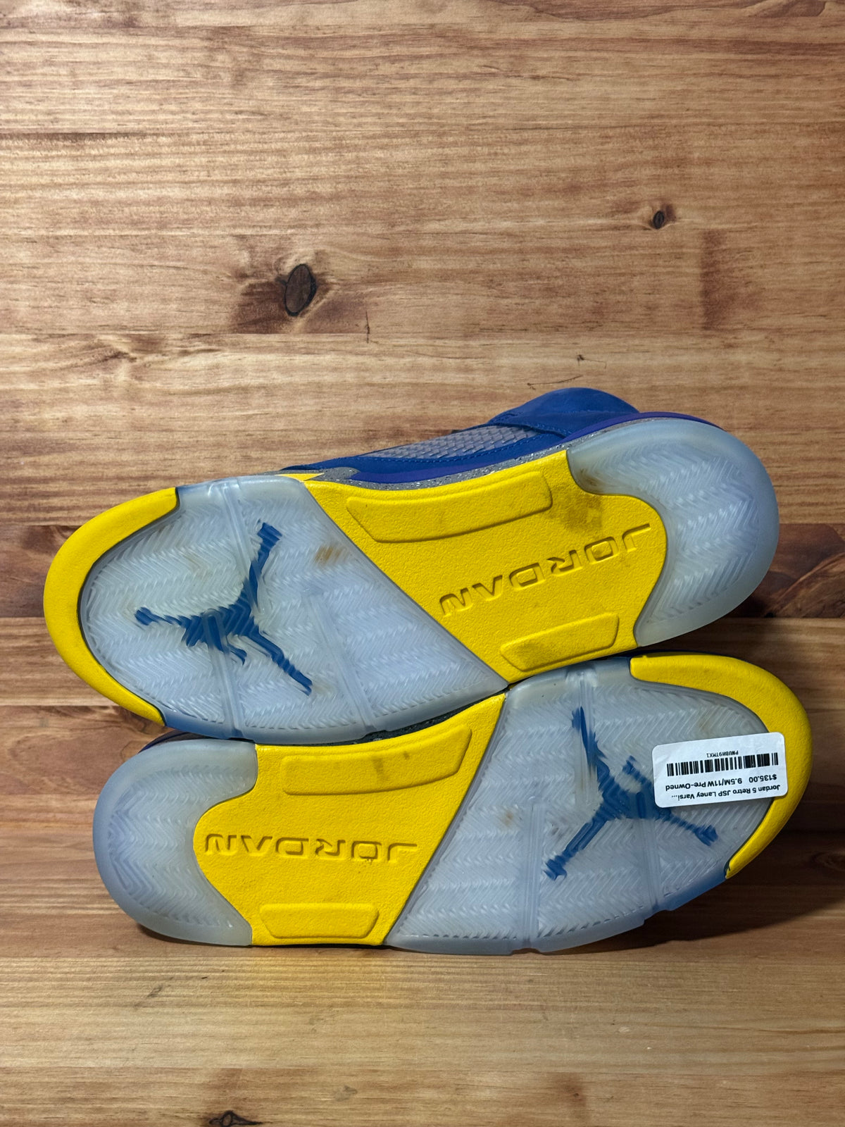 Jordan 5 Retro JSP Laney Varsity Royal - Size 9.5