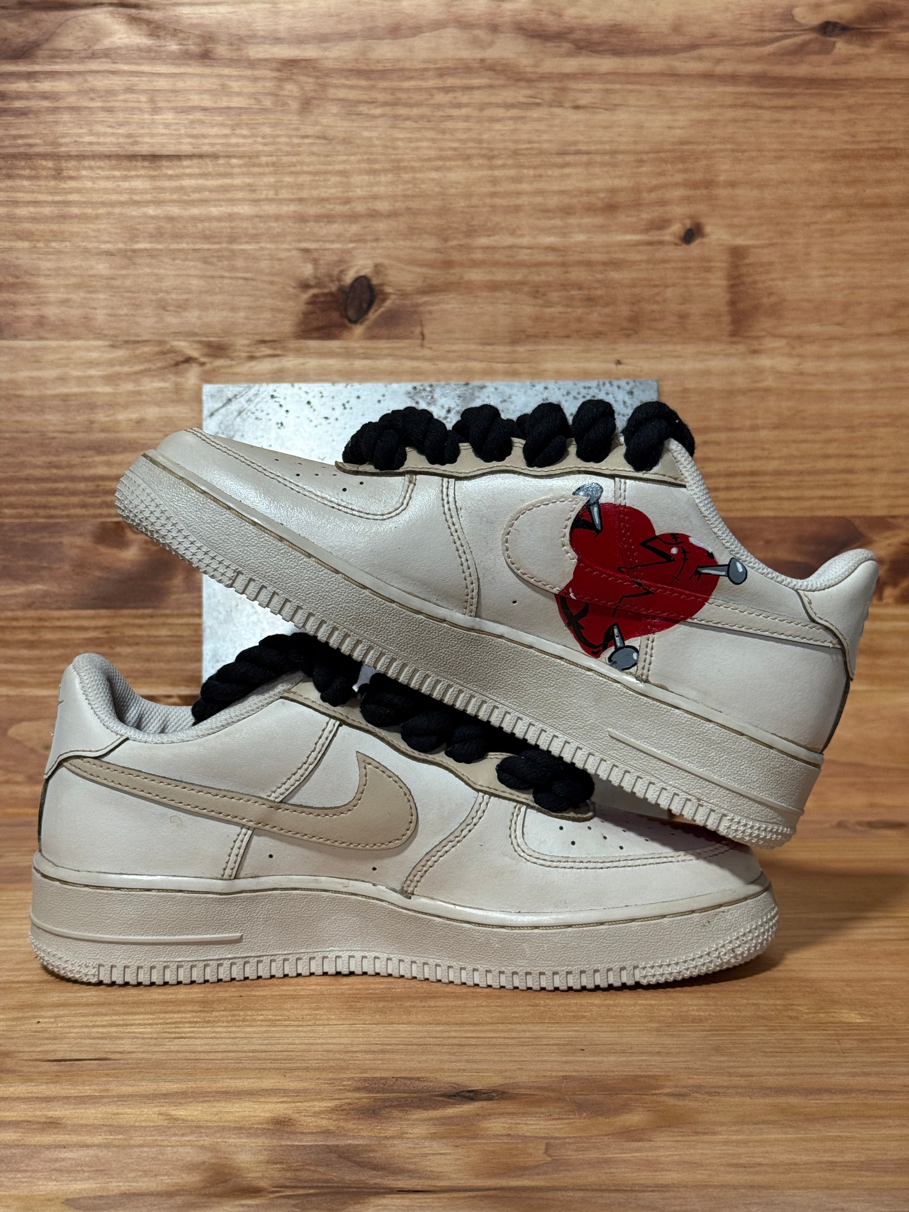 Nike Air Force 1 Low LE Triple White (GS)