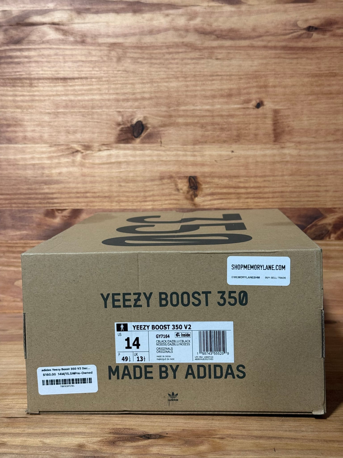 adidas Yeezy Boost 350 V2 Dazzling Blue - Size 14