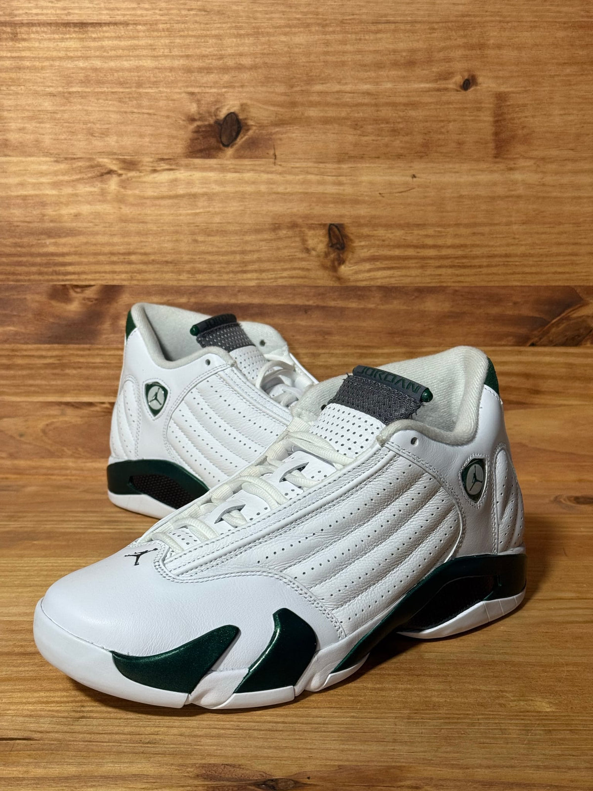 Jordan 14 Retro White Forest Green (2026) - Size 9.5