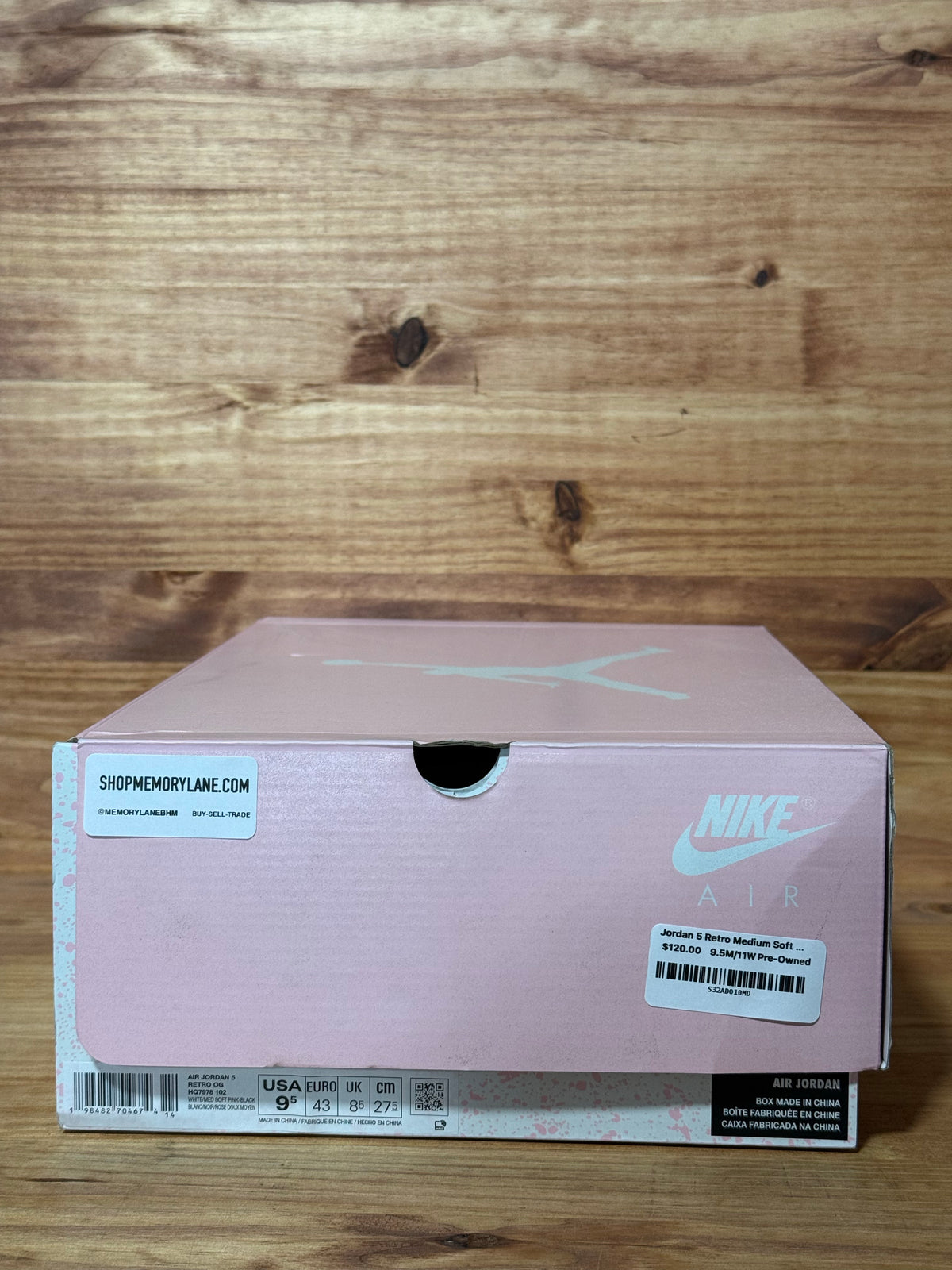 Jordan 5 Retro Medium Soft Pink