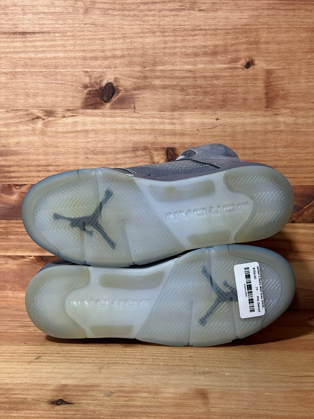 Jordan 5 Retro Wolf Grey (2026) (GS) - Size 7Y