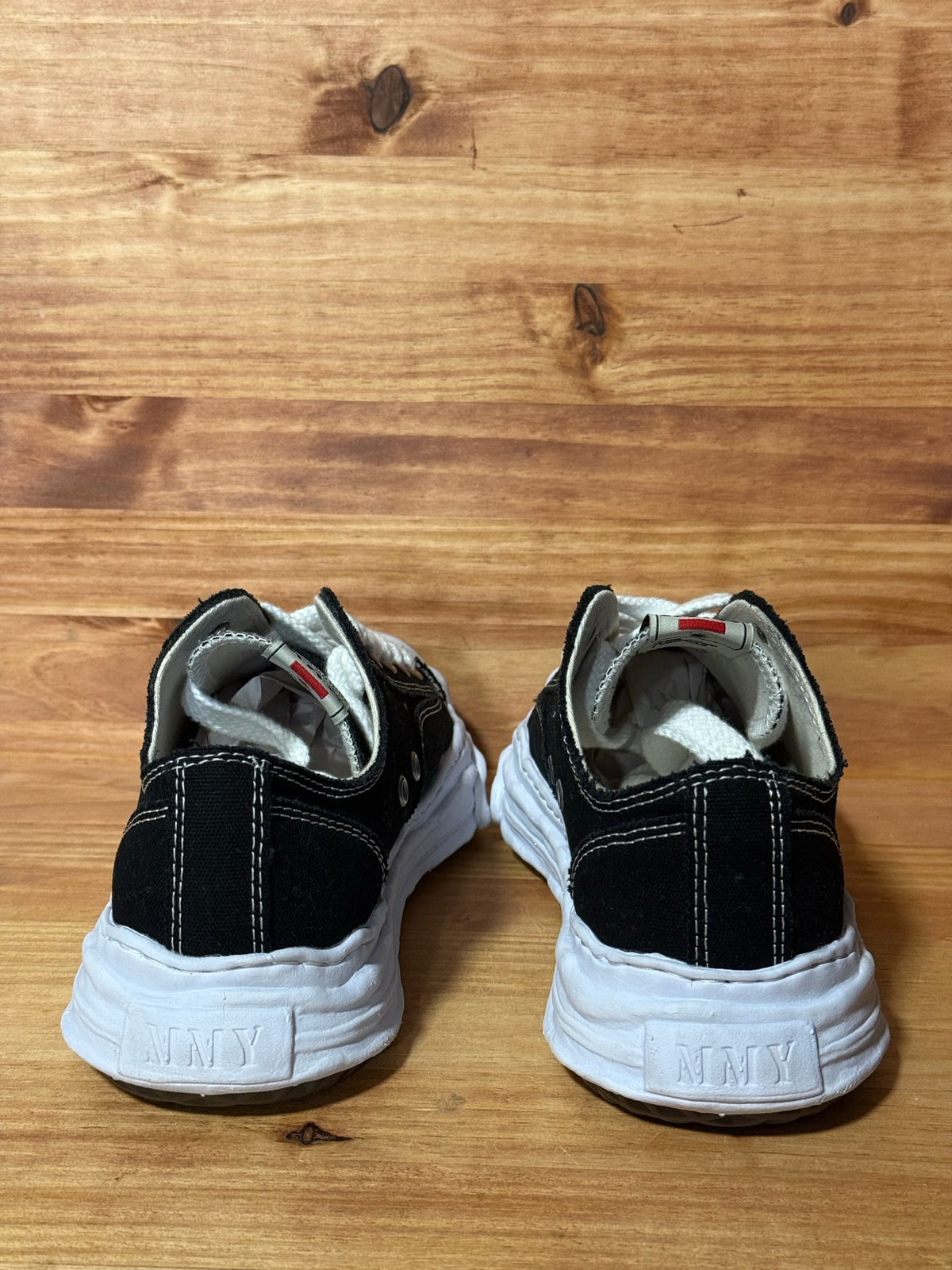 Maison Mihara Yasuhiro Hank OG Sole Canvas Low Black - Size 9
