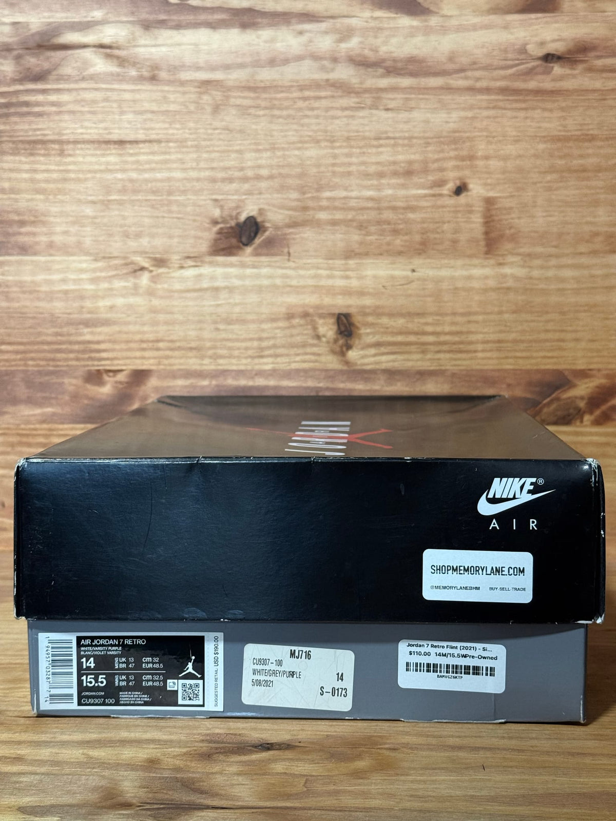 Jordan 7 Retro Flint (2021) - Size 14