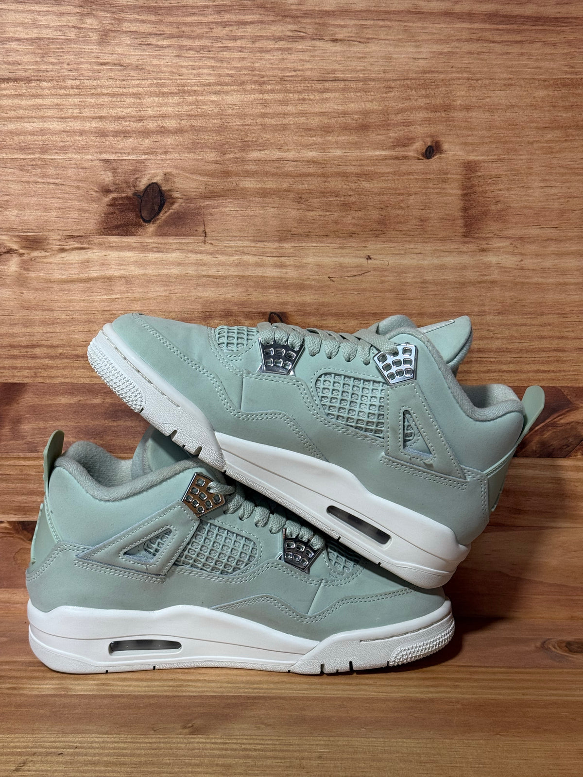 Jordan 4 Retro Seafoam Sail (Women's)