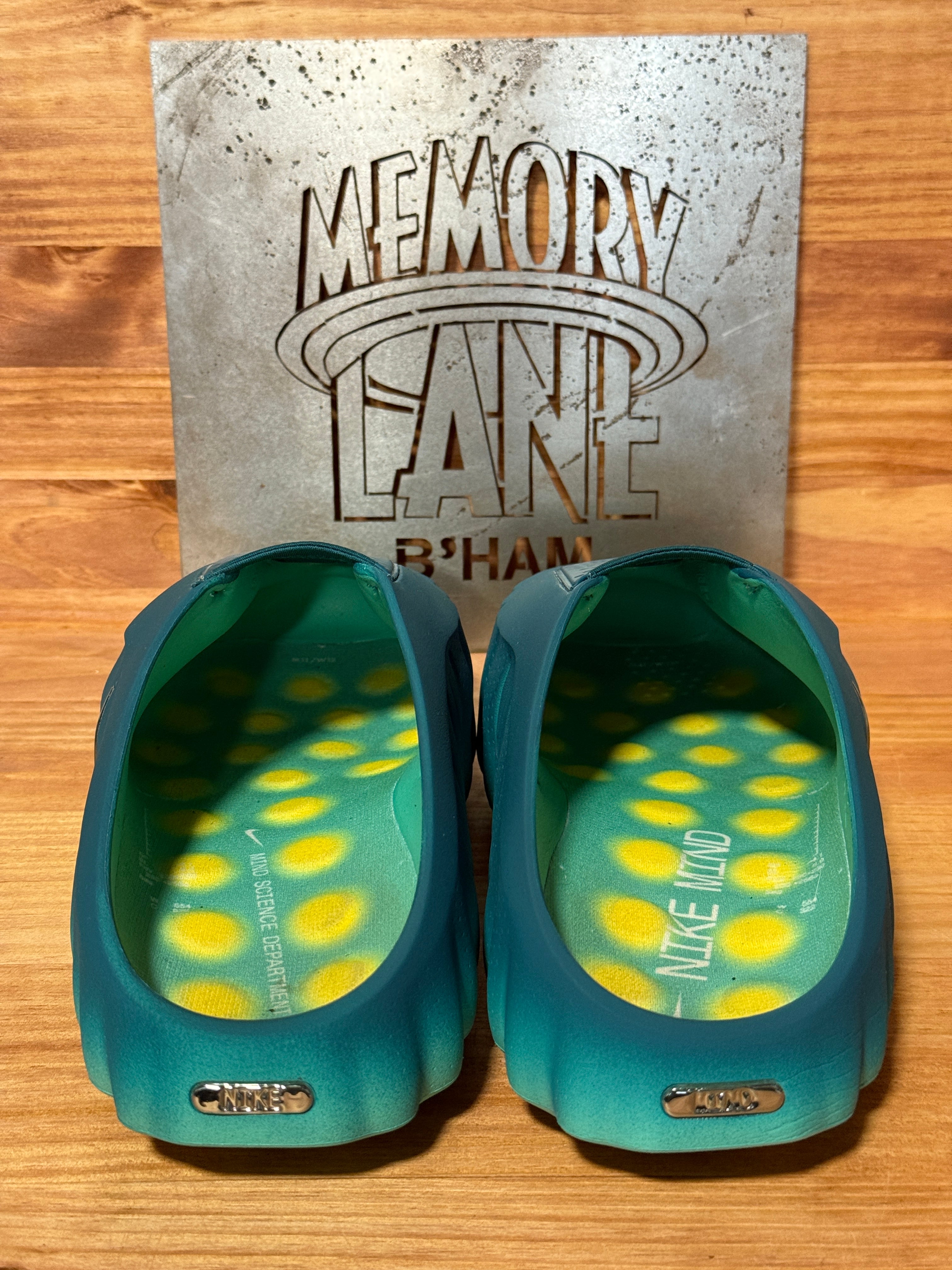 Nike Mind 001 Slide Geode Teal Light Menta