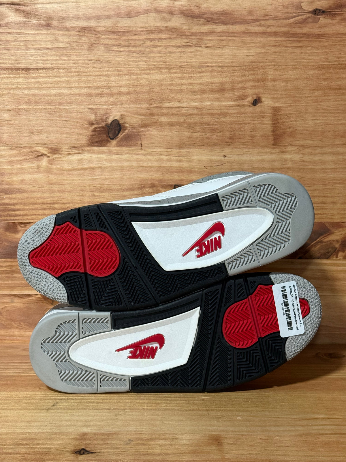 Jordan 4 Retro White Cement (2025) - Size 10.5
