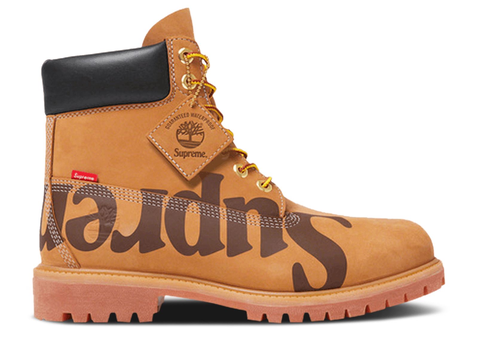 Supreme x 6 Inch Premium Waterproof Boot Big Logo - Wheat