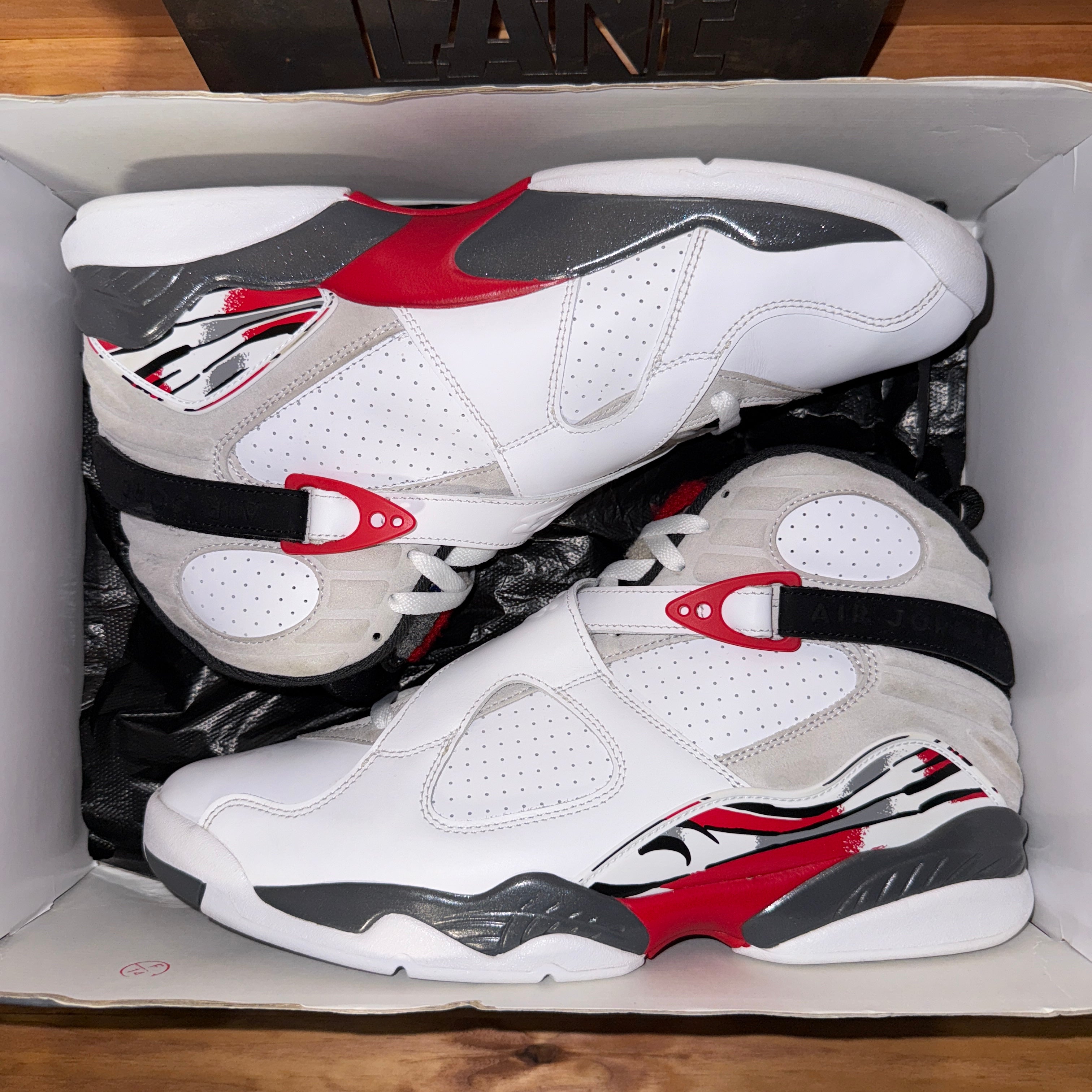Jordan 8 Retro White True Red (2025)
