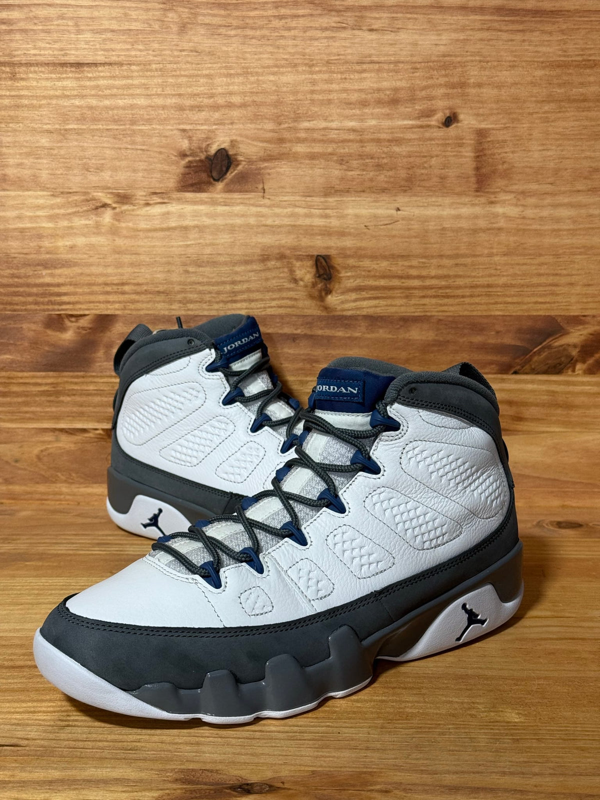 Jordan 9 Retro Flint Grey French Blue (2026) - Size 10