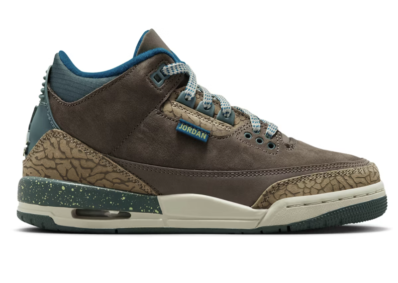 Jordan 3 GS Olive Grey