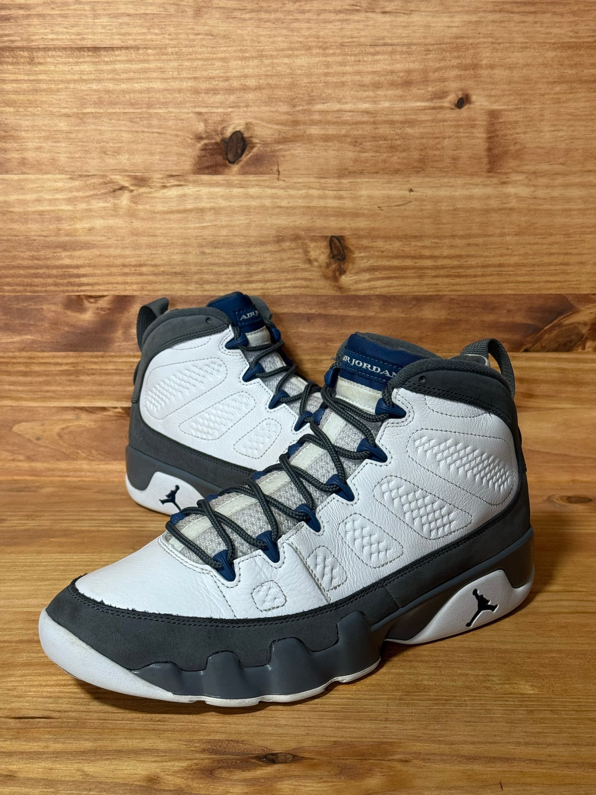 Jordan 9 Retro Flint Grey French Blue (2026) - Size 11
