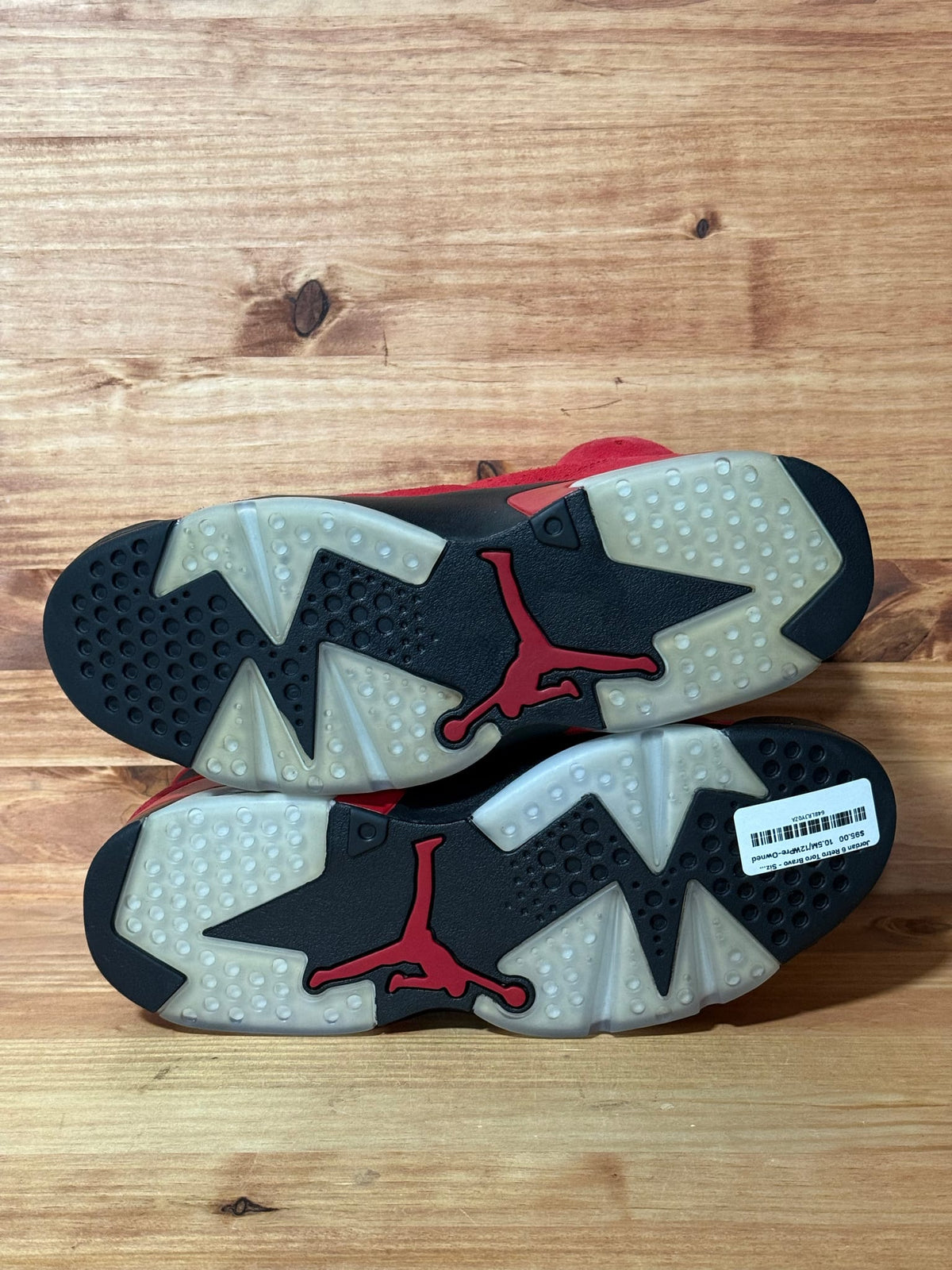 Jordan 6 Retro Toro Bravo - Size 10.5