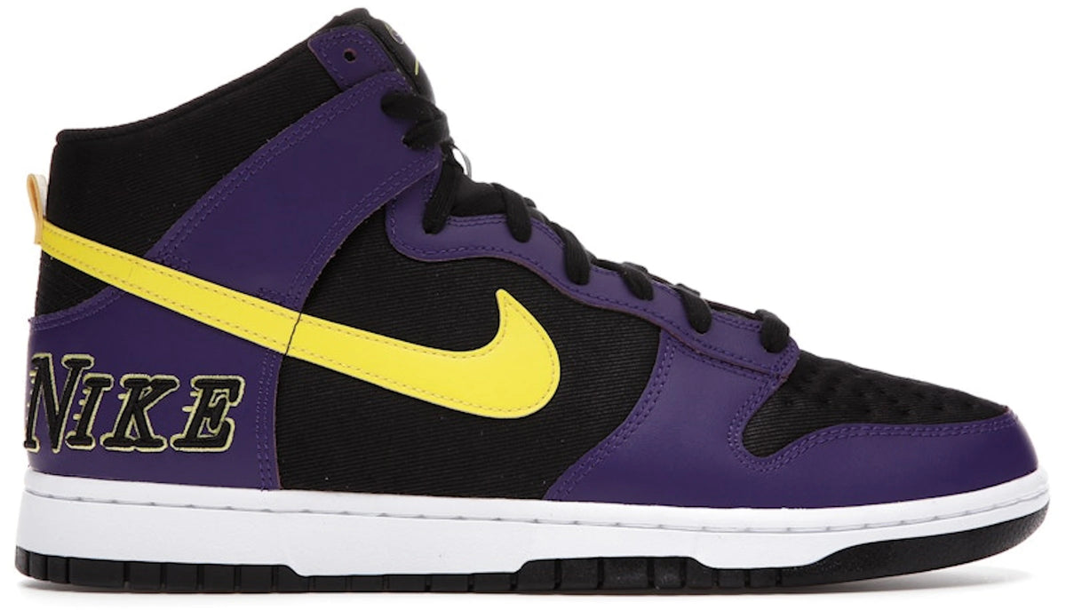 Nike Dunk High EMB Lakers - Size 12