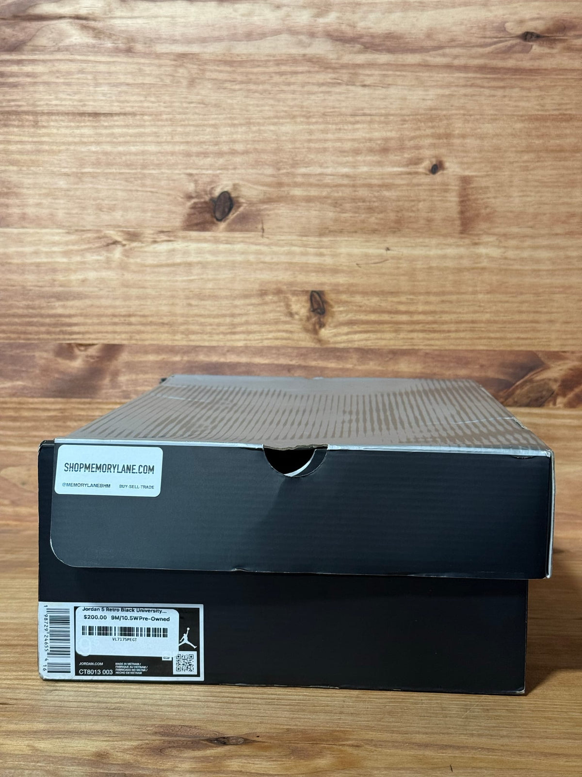 Jordan 5 Retro Black University Blue (2026) - Size 9