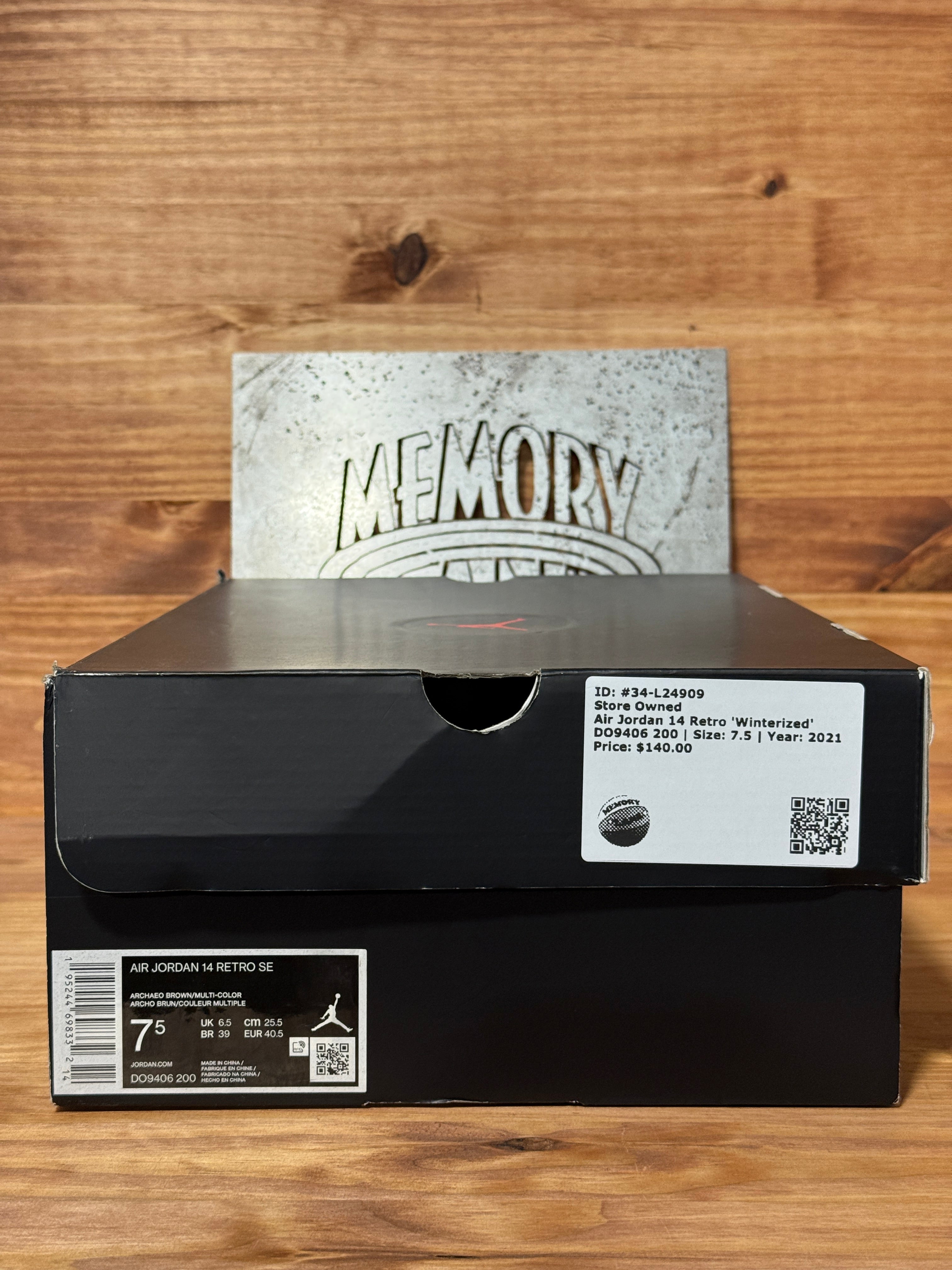 Jordan 14 Retro Winterized Archaeo Brown