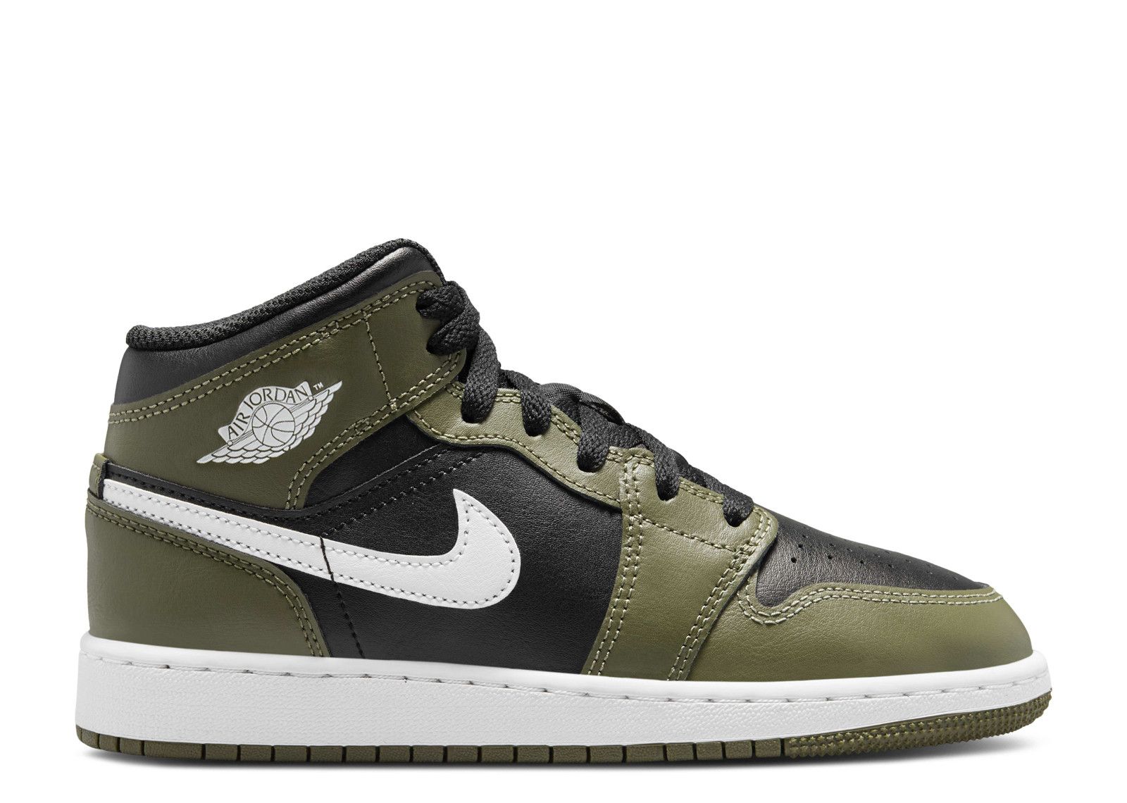 Air Jordan 1 Mid GS Medium Olive