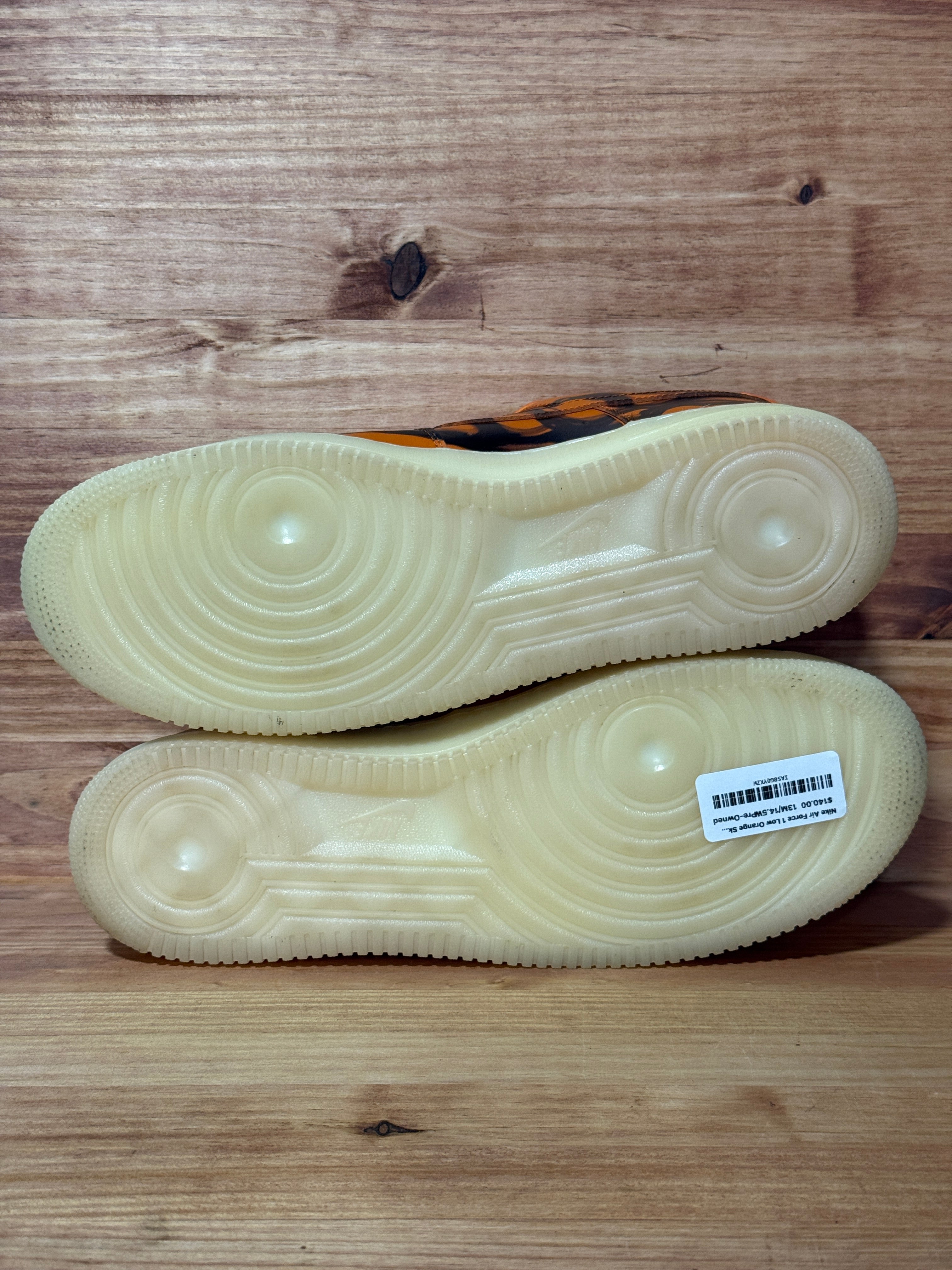 Nike Air Force 1 Low Orange Skeleton Halloween (2020)