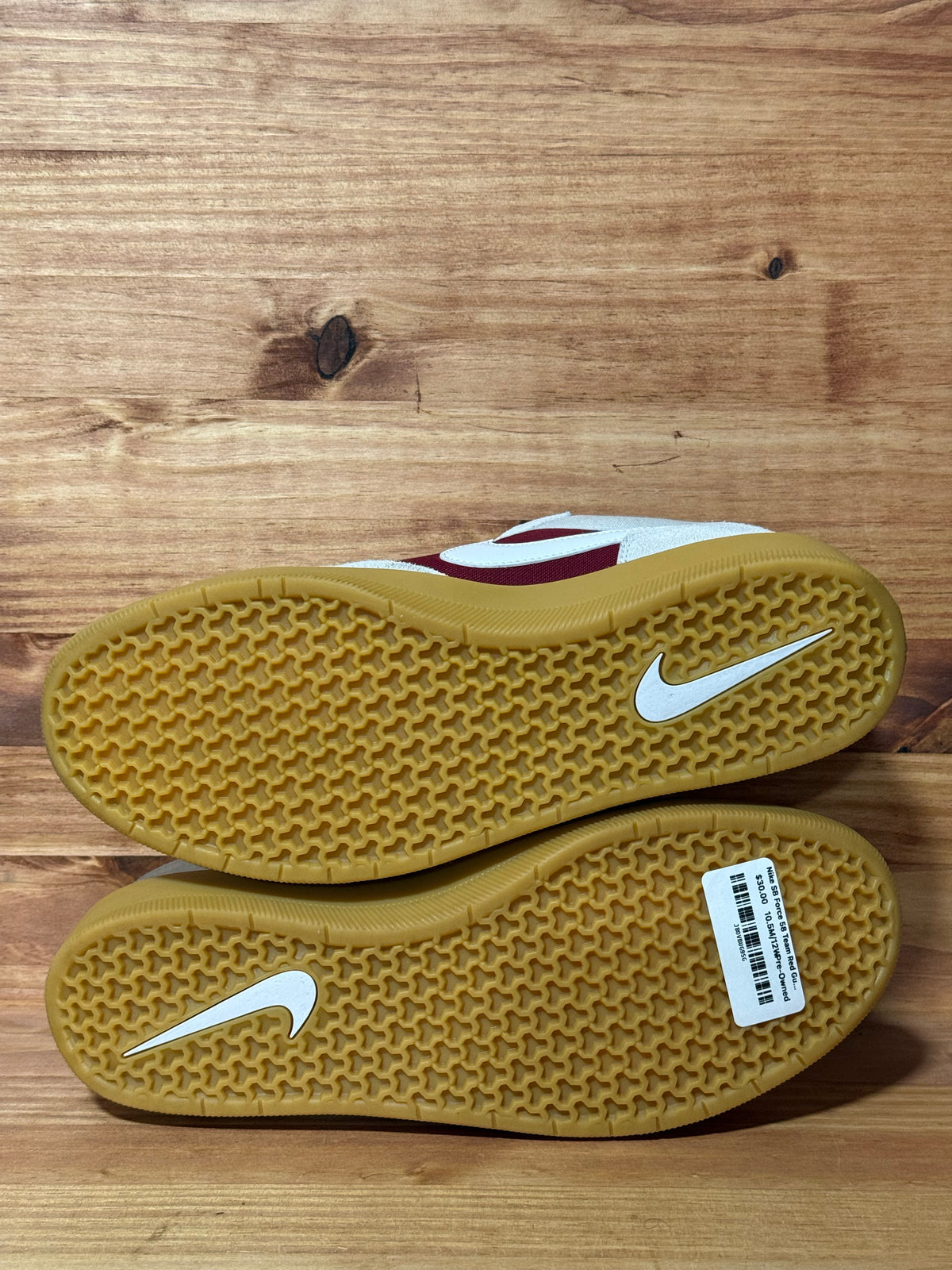 Nike SB Force 58 Team Red Gum Light Brown