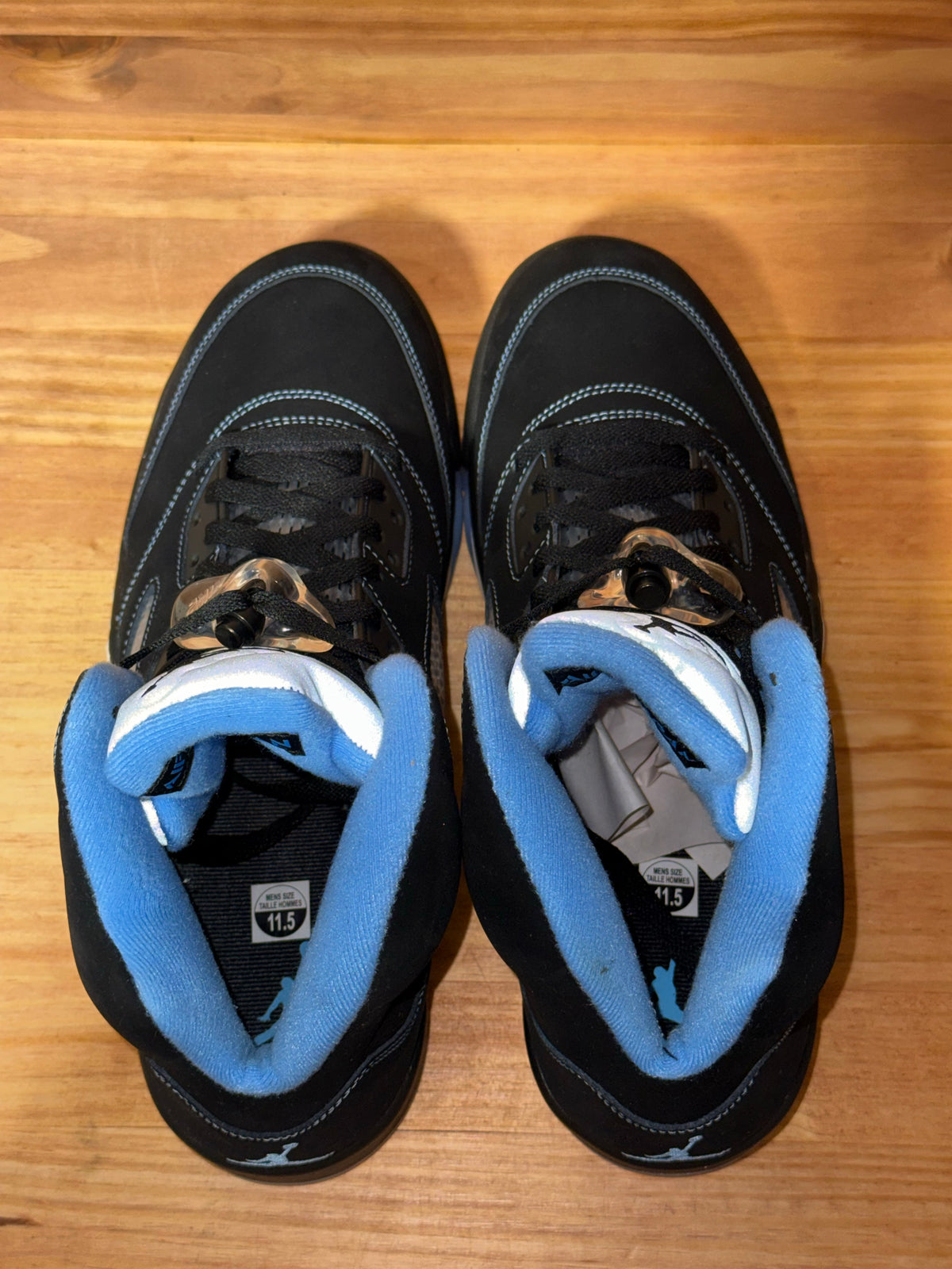 Jordan 5 Retro Black University Blue (2026) - Size 11.5