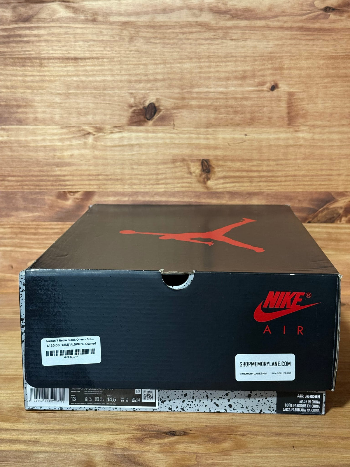 Jordan 7 Retro Black Olive - Size 13