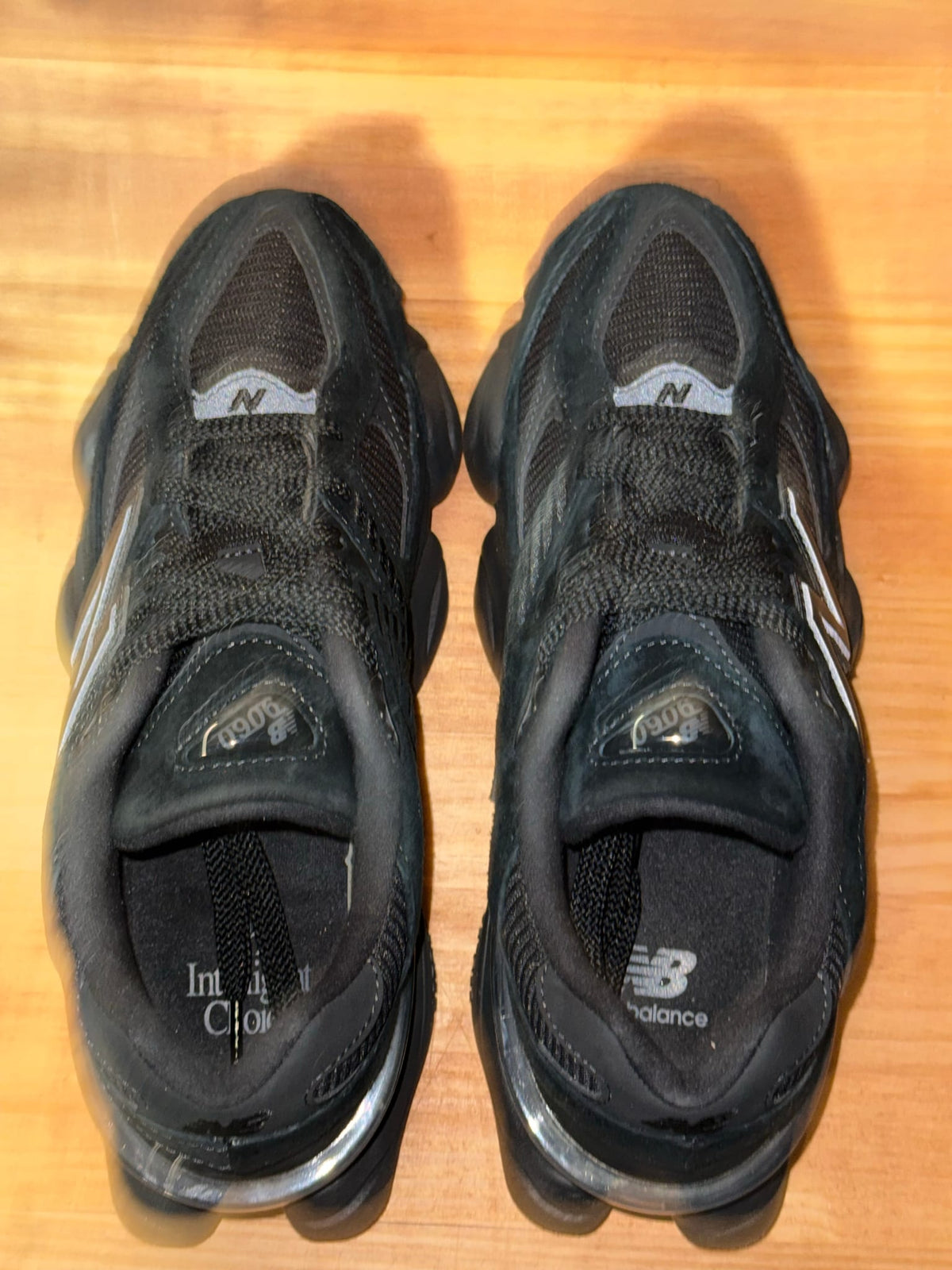 New Balance 9060 Triple Black - Size 8