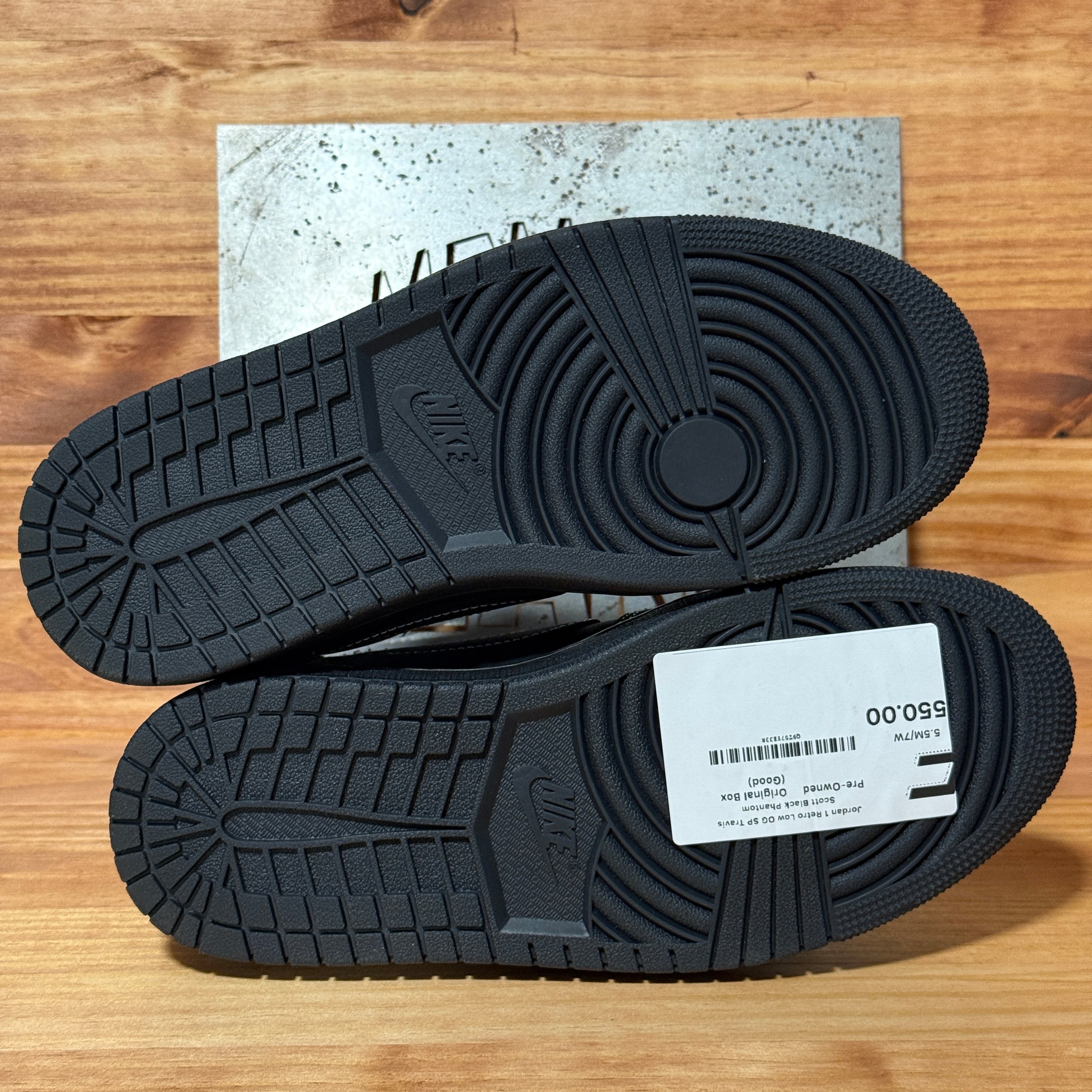Jordan 1 Retro Low OG SP Travis Scott Black Phantom