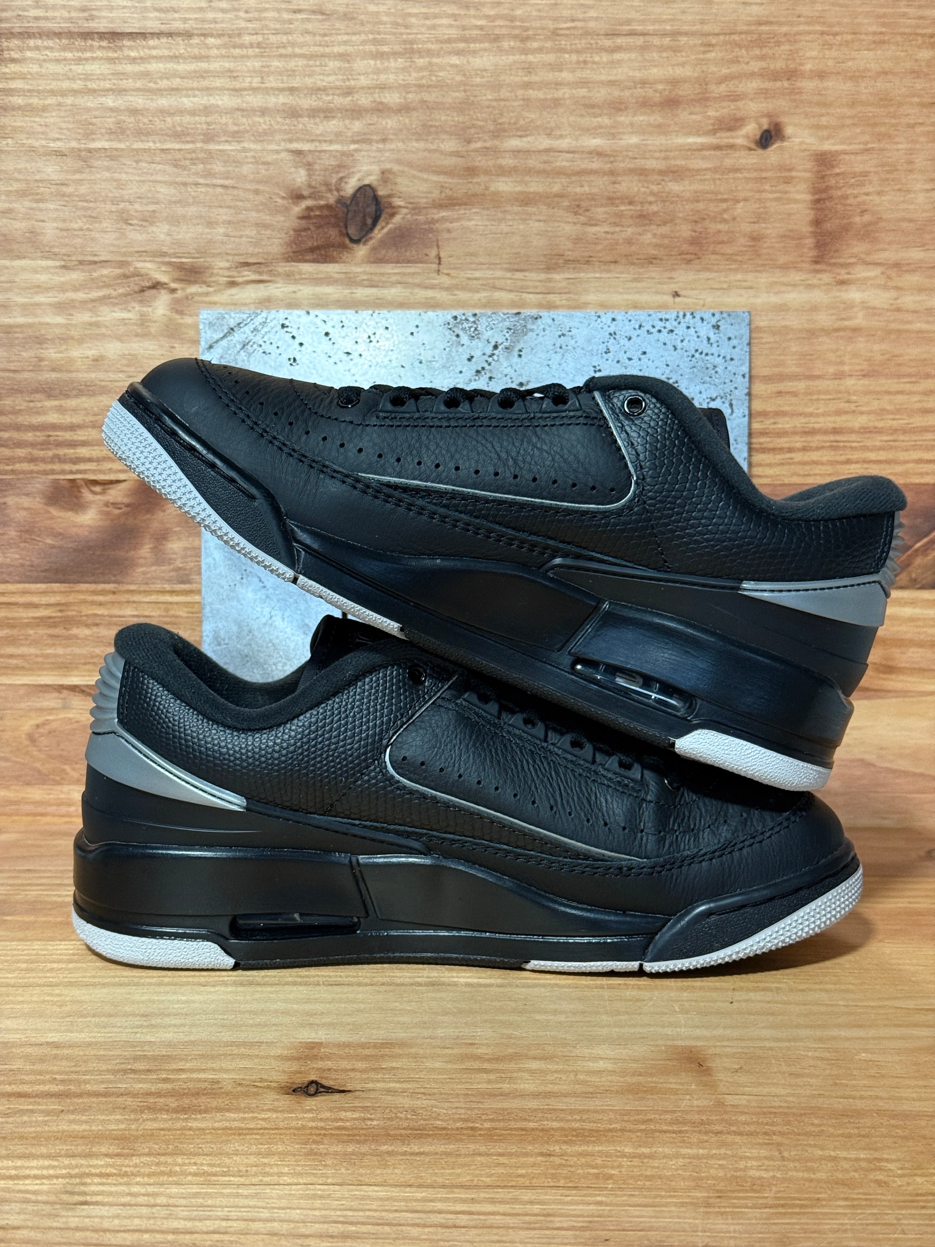 Jordan 2/3 Black Metallic Silver