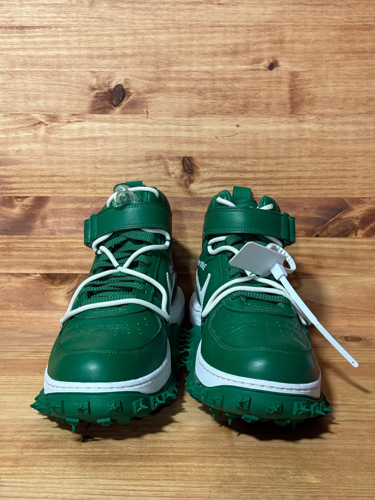 Nike Air Force 1 Mid Off-White Pine Green - Size  12