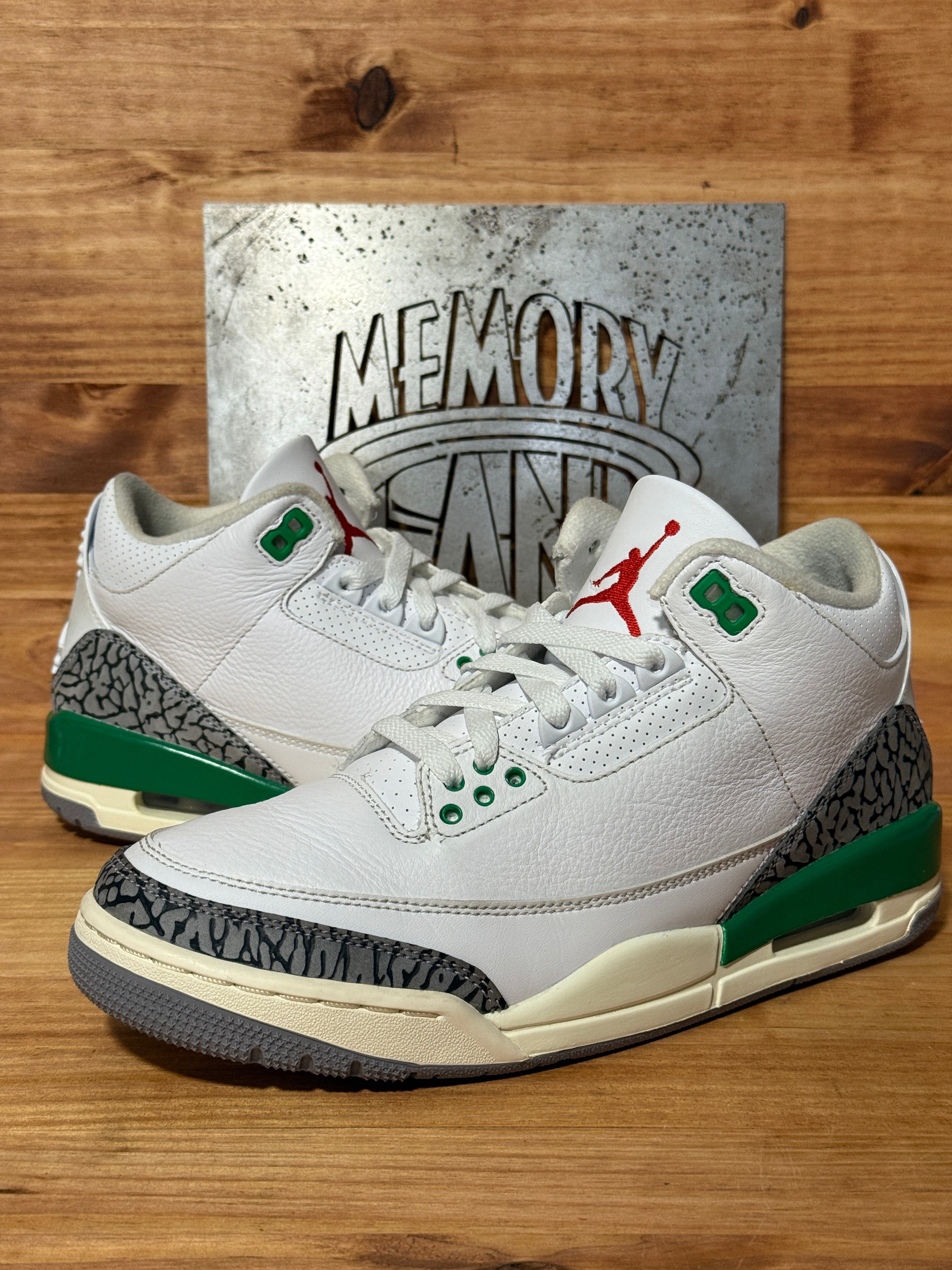 Jordan 3 Retro Lucky Green (Women's)