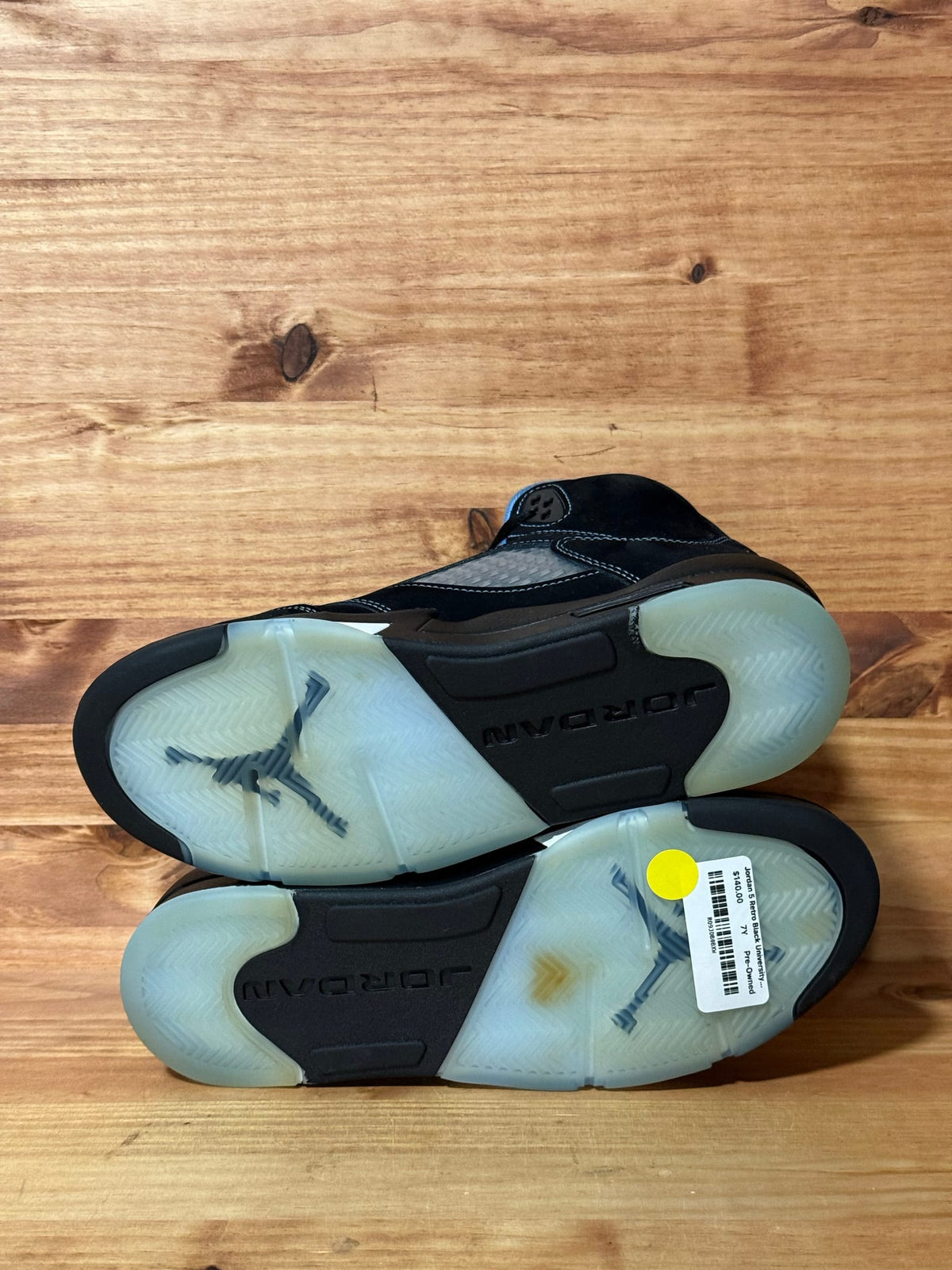 Jordan 5 Retro Black University Blue (2026) (GS) - Size 7Y