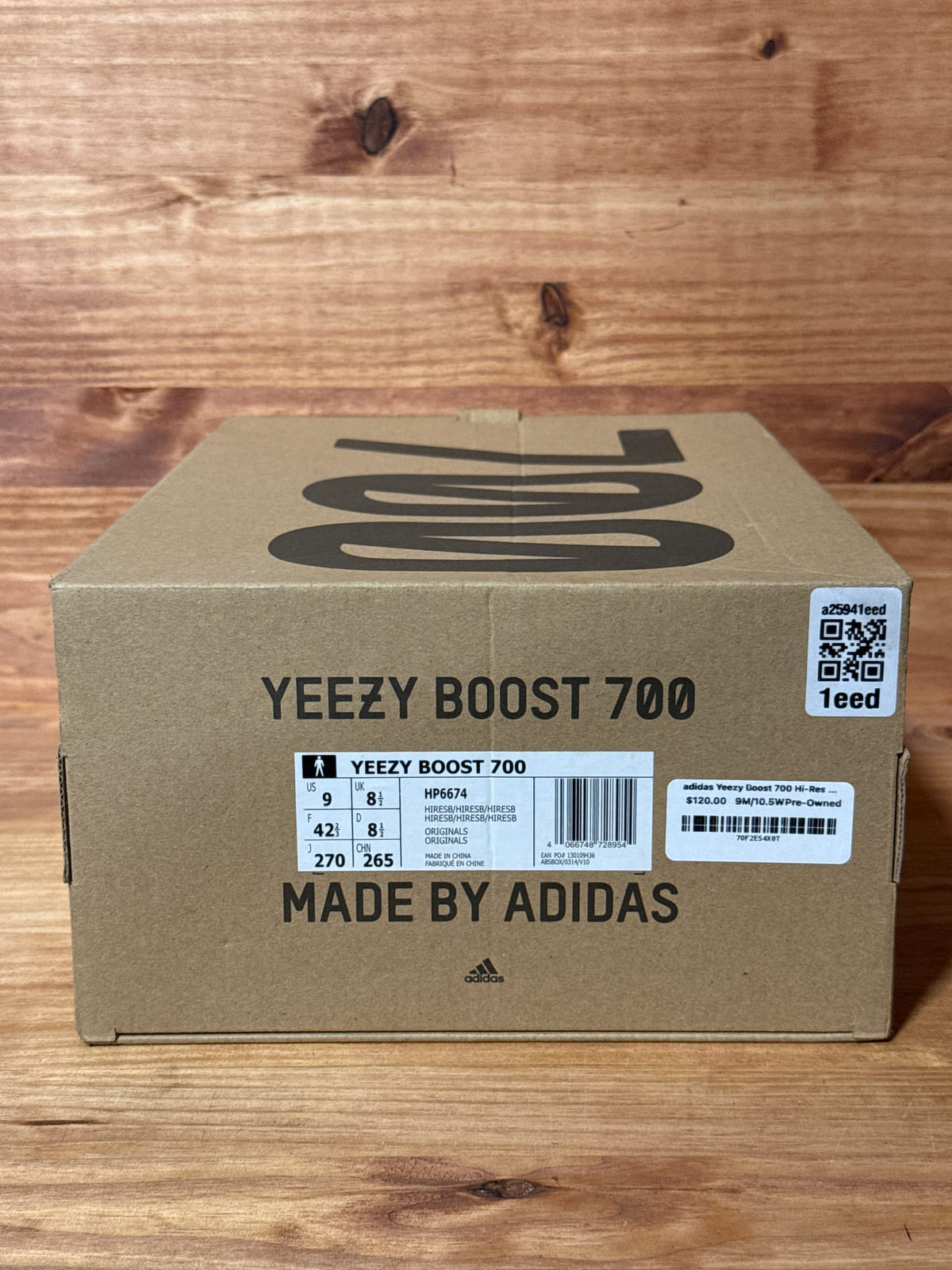 adidas Yeezy Boost 700 Hi-Res Blue - Size 9