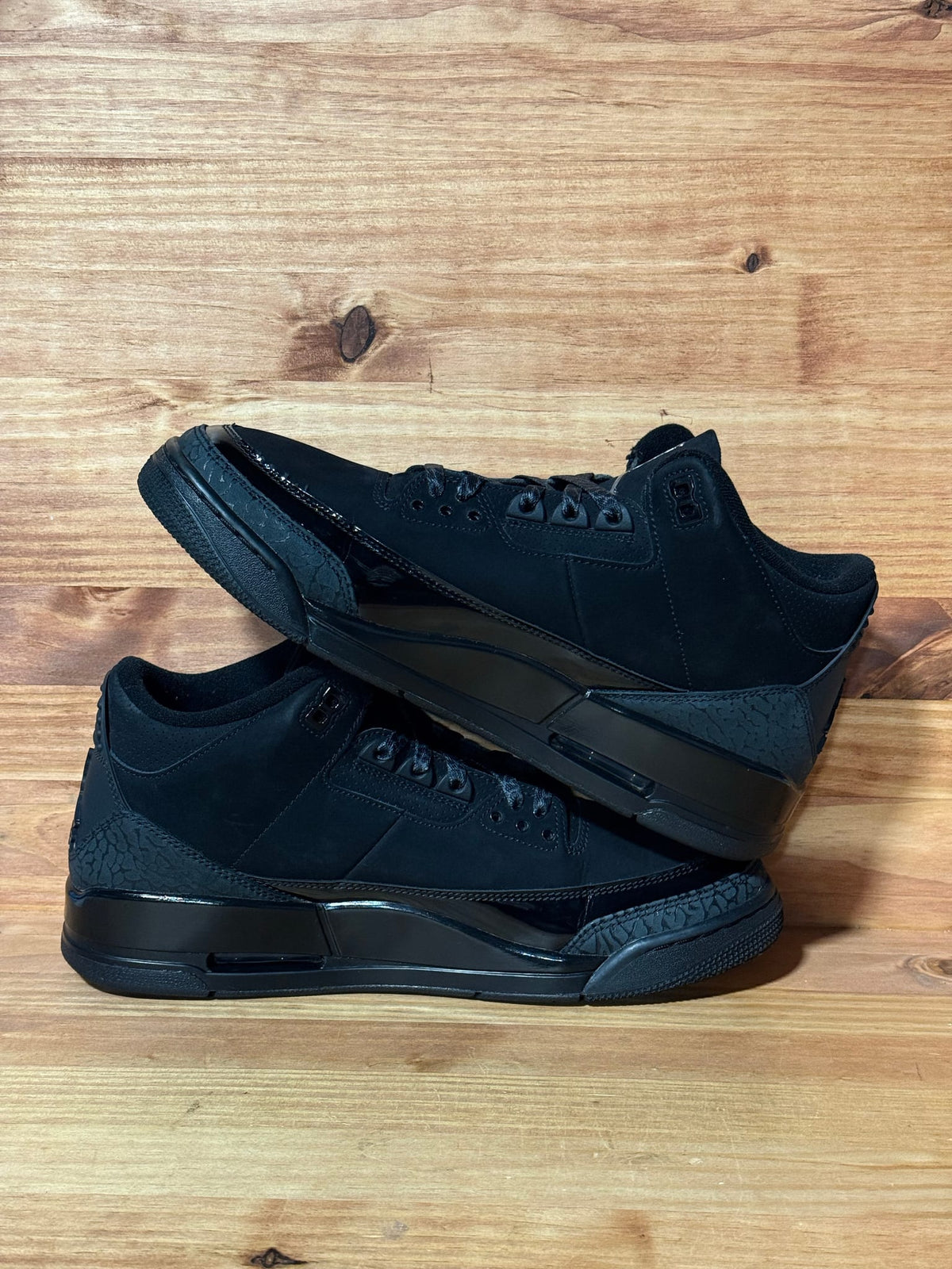 Jordan 3 Retro Black Cat (2025) - Size 11