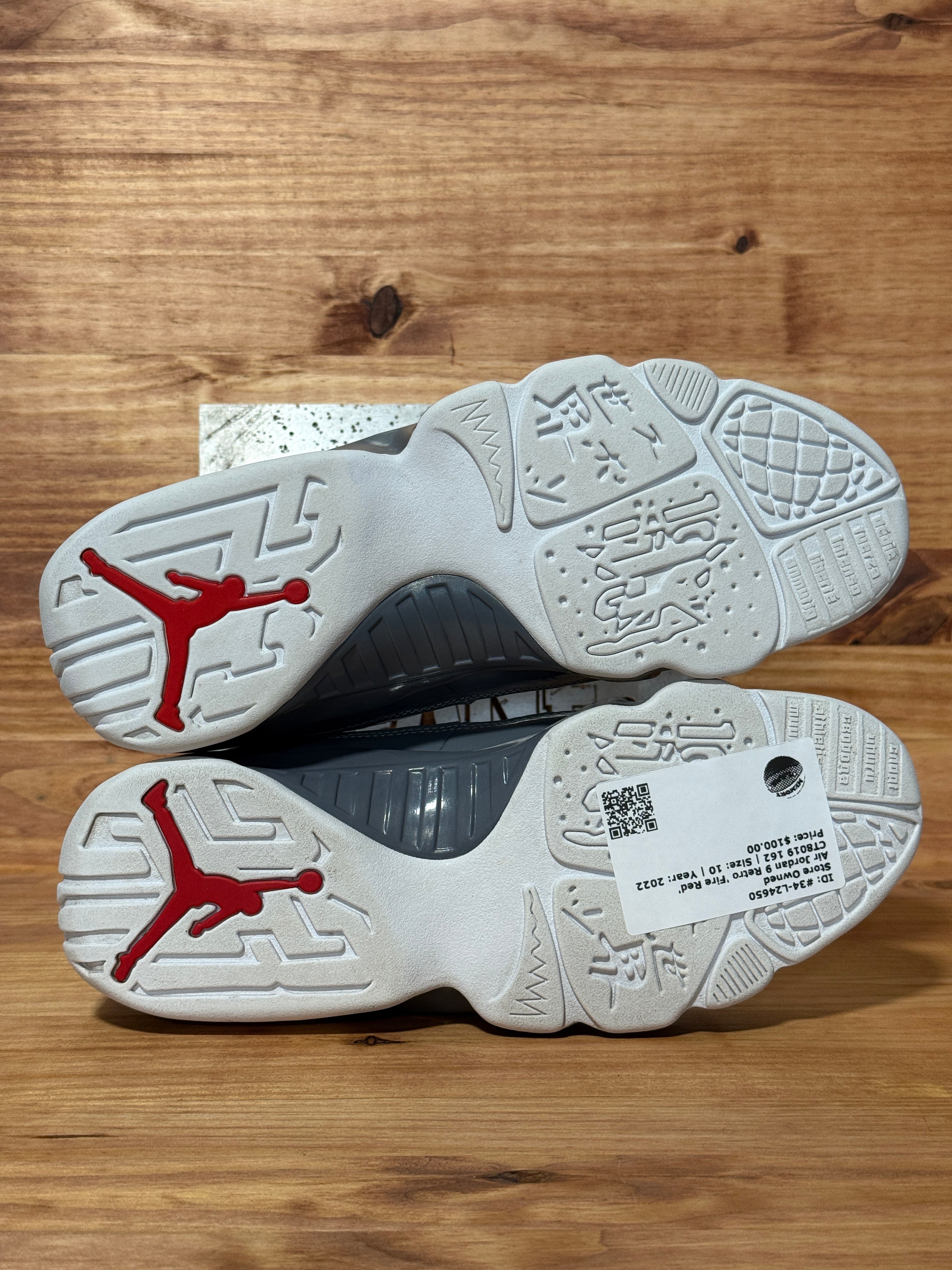 Jordan 9 Retro Fire Red