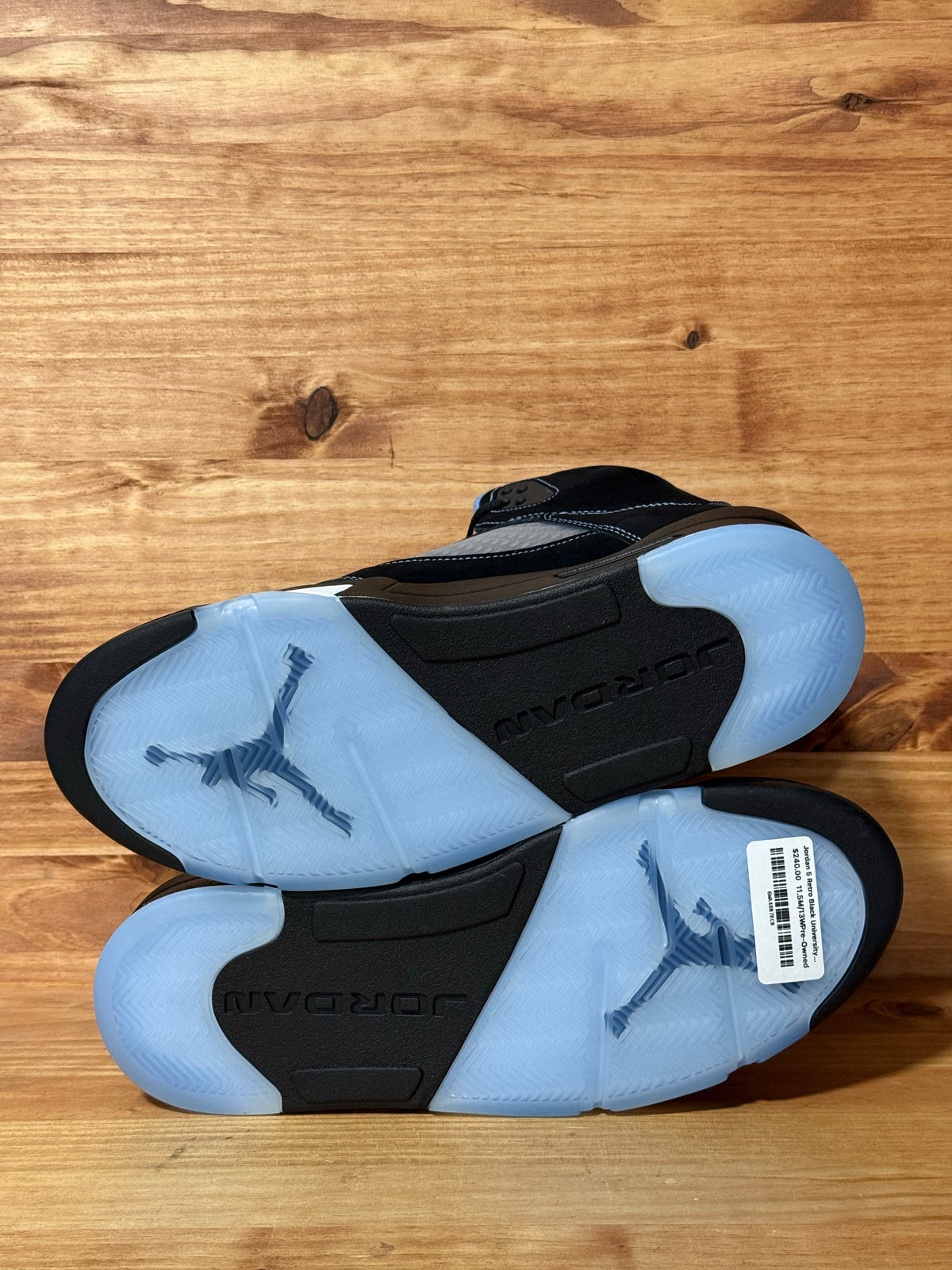 Jordan 5 Retro Black University Blue (2026) - Size 11.5