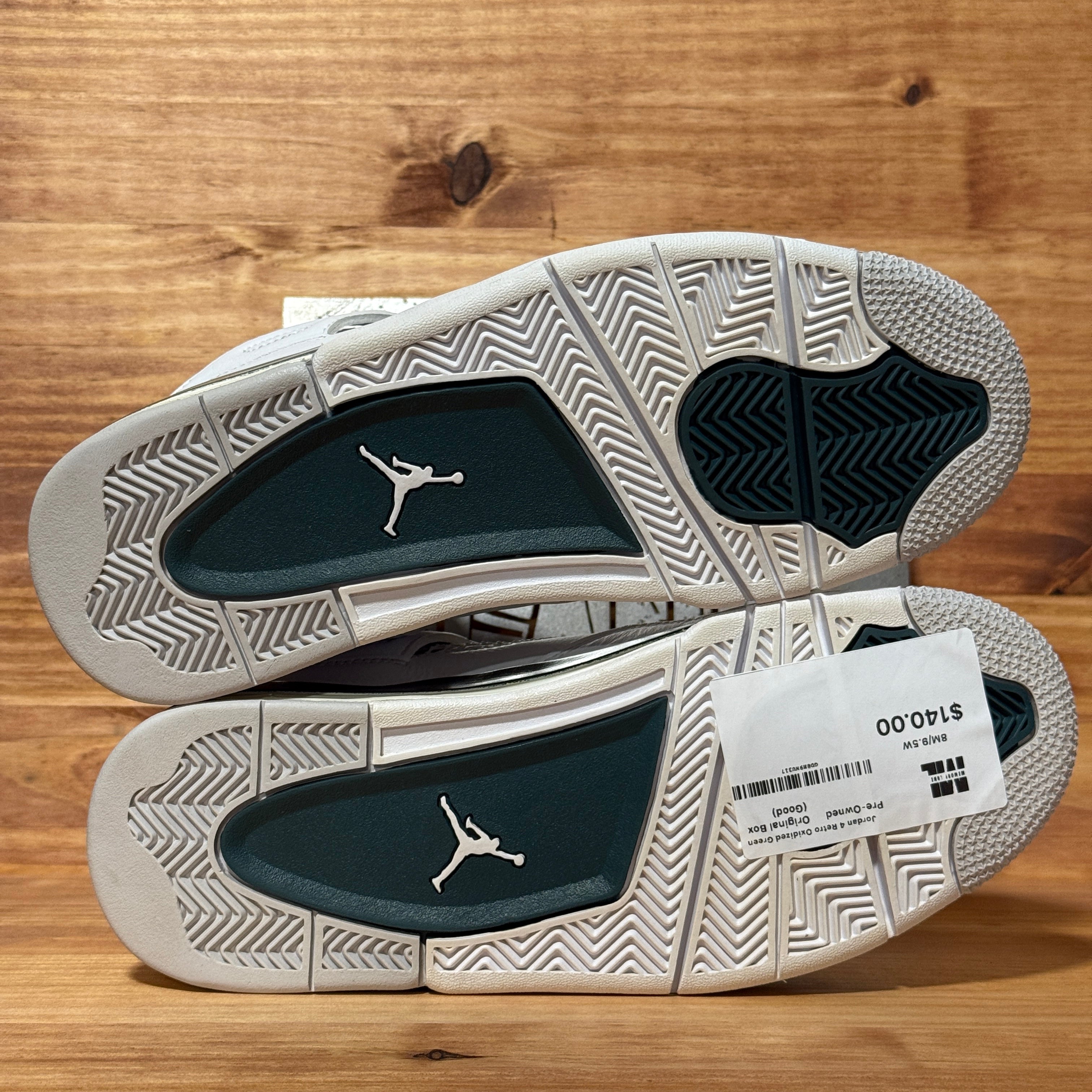 Jordan 4 Retro Oxidized Green